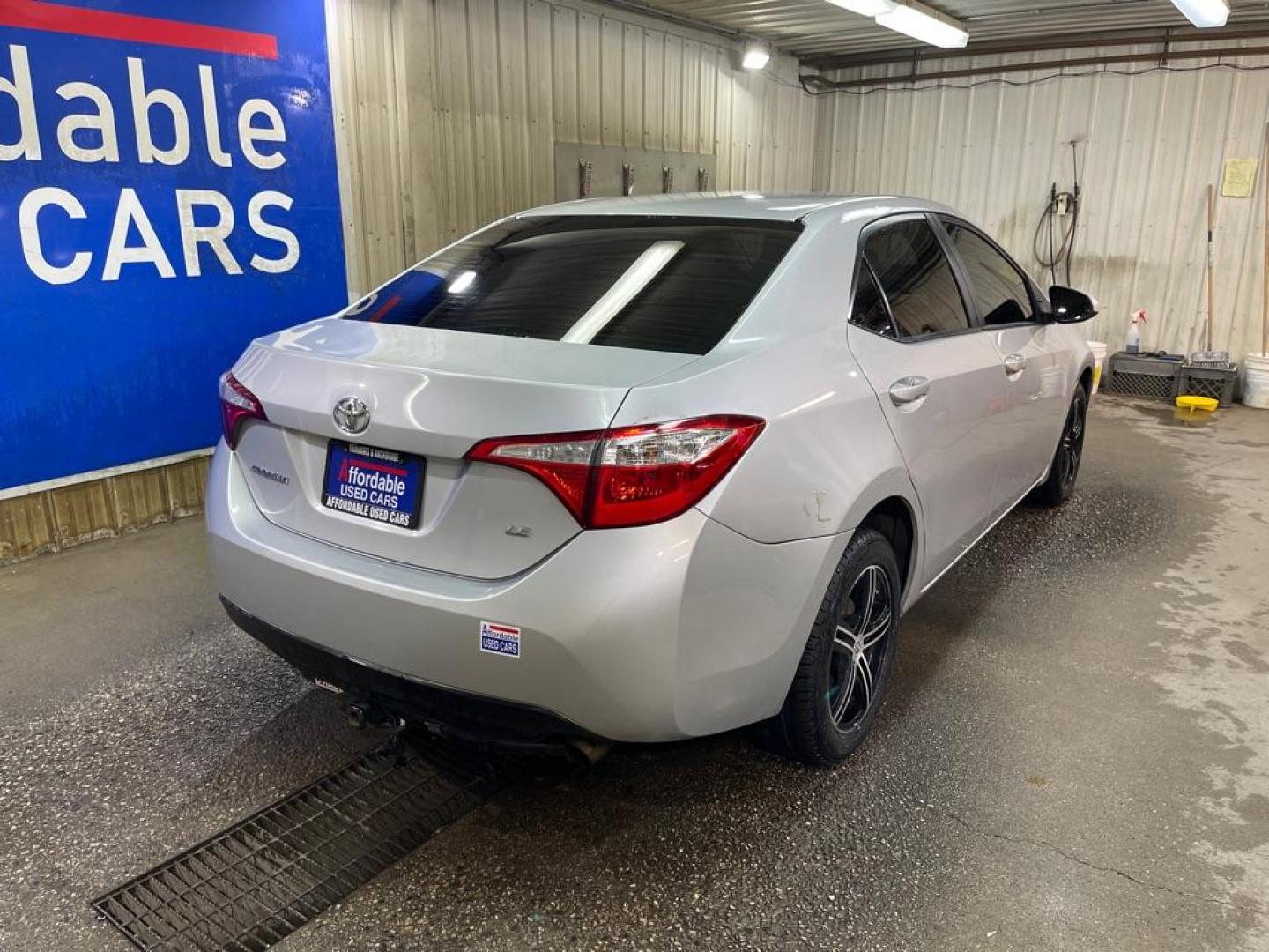 2014 SILVER TOYOTA COROLLA L (2T1BURHE8EC) with an 1.8L engine, Automatic transmission, located at 2525 S. Cushman, Fairbanks, AK, 99701, (907) 452-5707, 64.824036, -147.712311 - Photo#2