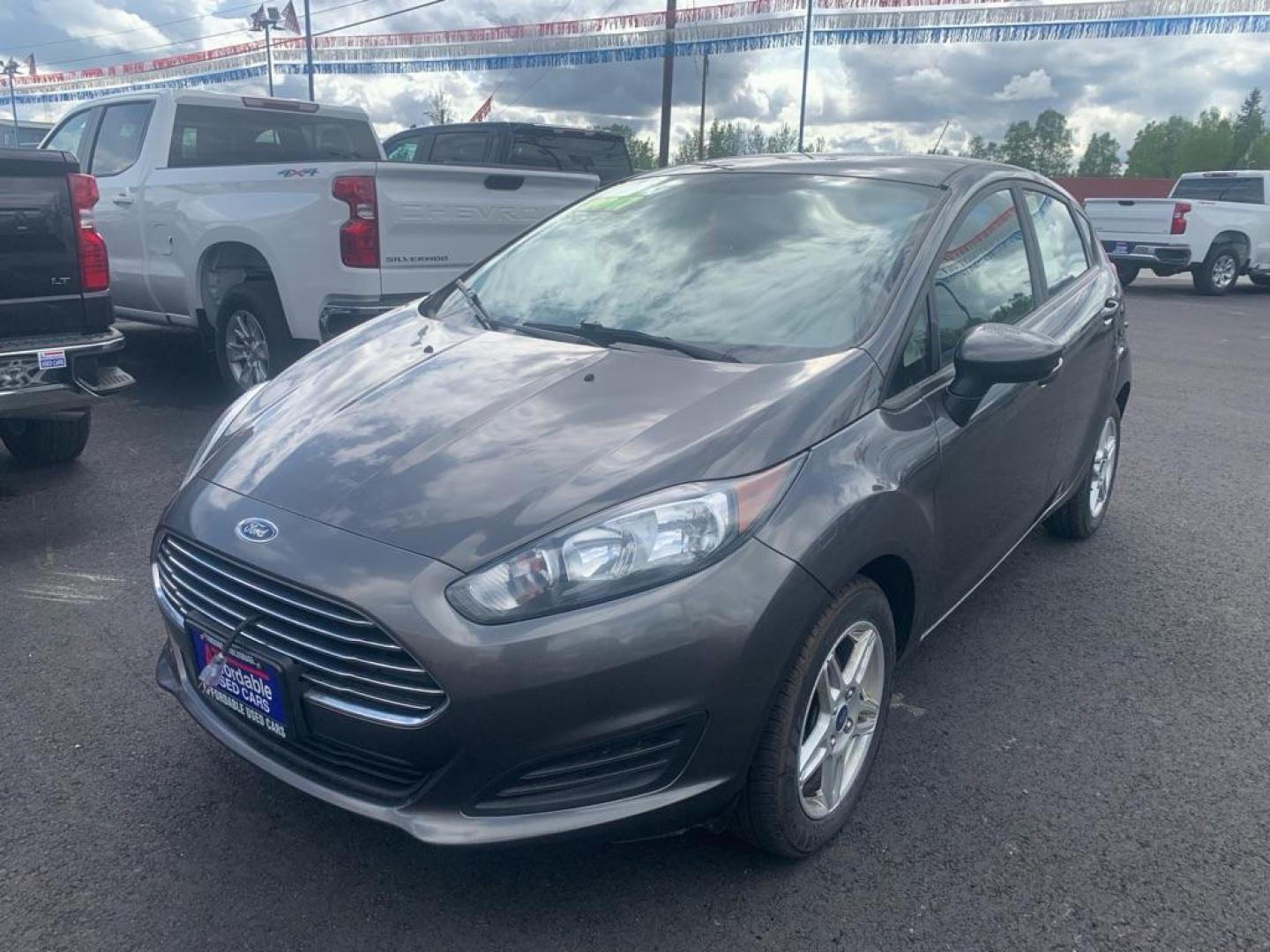 2017 GREY FORD FIESTA SE (3FADP4EJ5HM) with an 1.6L engine, Automatic transmission, located at 2525 S. Cushman, Fairbanks, AK, 99701, (907) 452-5707, 64.824036, -147.712311 - Photo#1