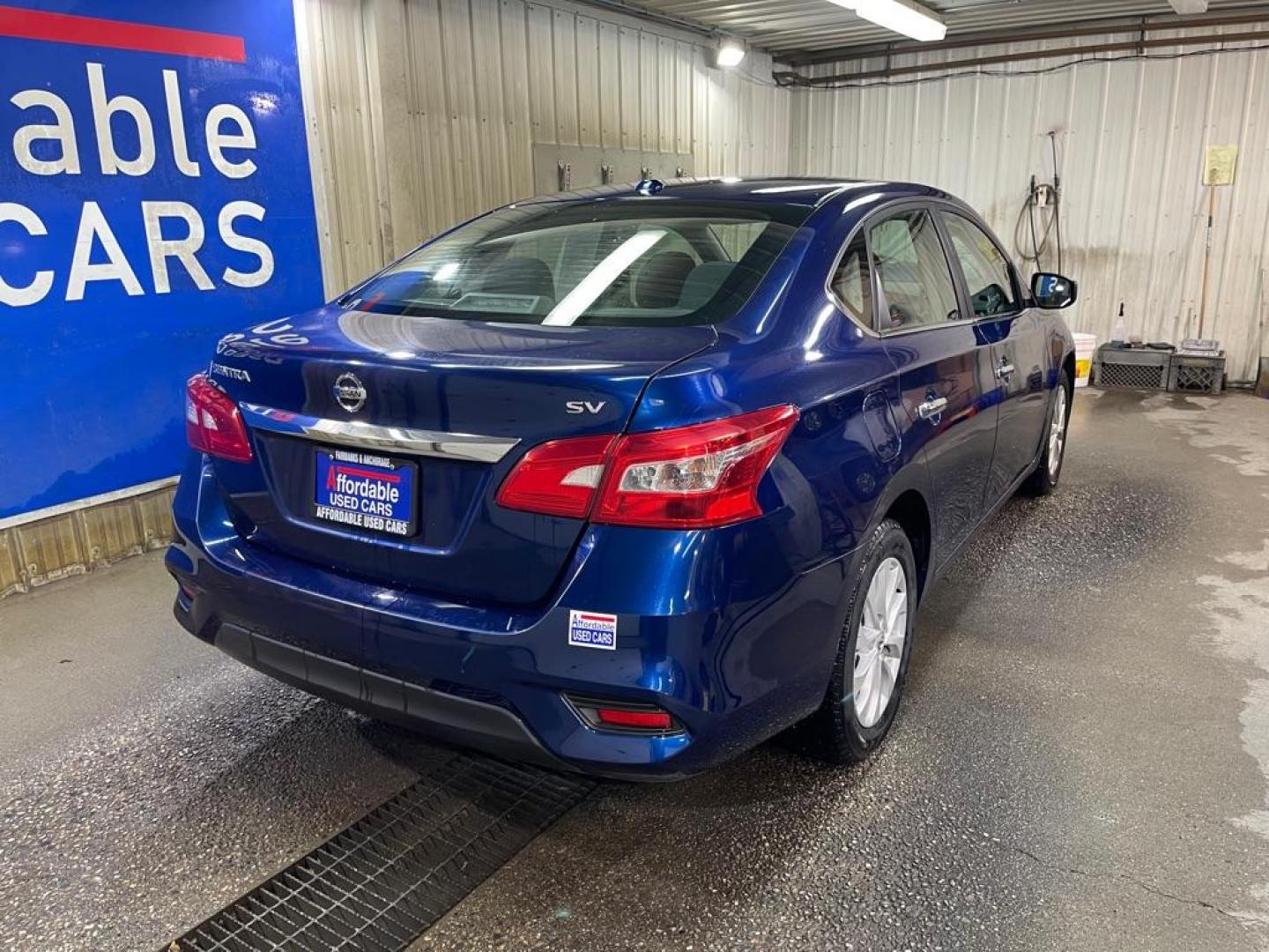 2019 BLUE NISSAN SENTRA S (3N1AB7AP8KY) with an 1.8L engine, Continuously Variable transmission, located at 2525 S. Cushman, Fairbanks, AK, 99701, (907) 452-5707, 64.824036, -147.712311 - Photo#2