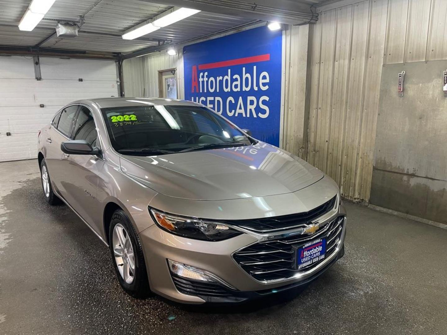 2022 TAN CHEVROLET MALIBU LS (1G1ZB5ST1NF) with an 1.5L engine, Continuously Variable transmission, located at 2525 S. Cushman, Fairbanks, AK, 99701, (907) 452-5707, 64.824036, -147.712311 - Photo#0