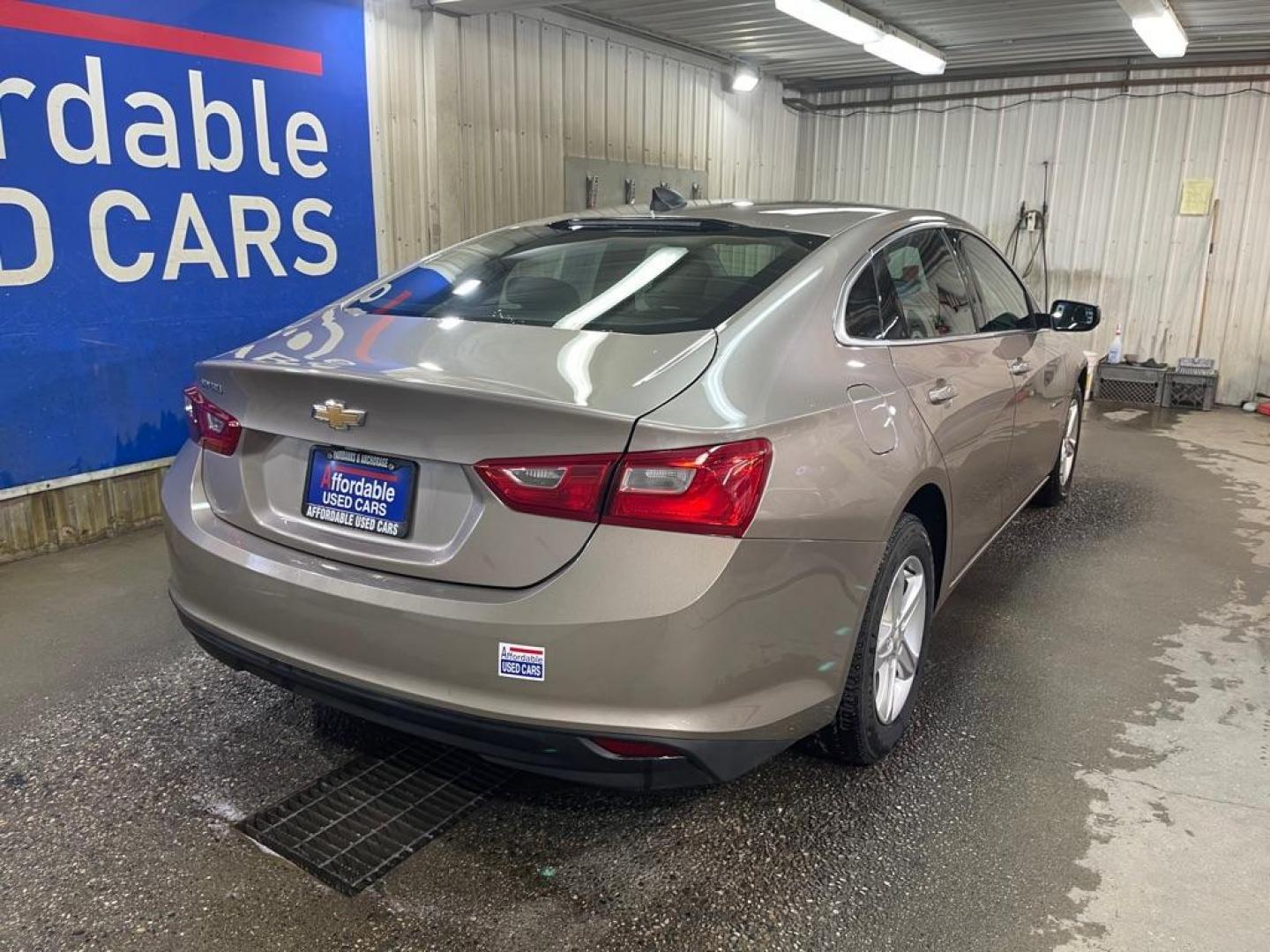 2022 TAN CHEVROLET MALIBU LS (1G1ZB5ST1NF) with an 1.5L engine, Continuously Variable transmission, located at 2525 S. Cushman, Fairbanks, AK, 99701, (907) 452-5707, 64.824036, -147.712311 - Photo#2