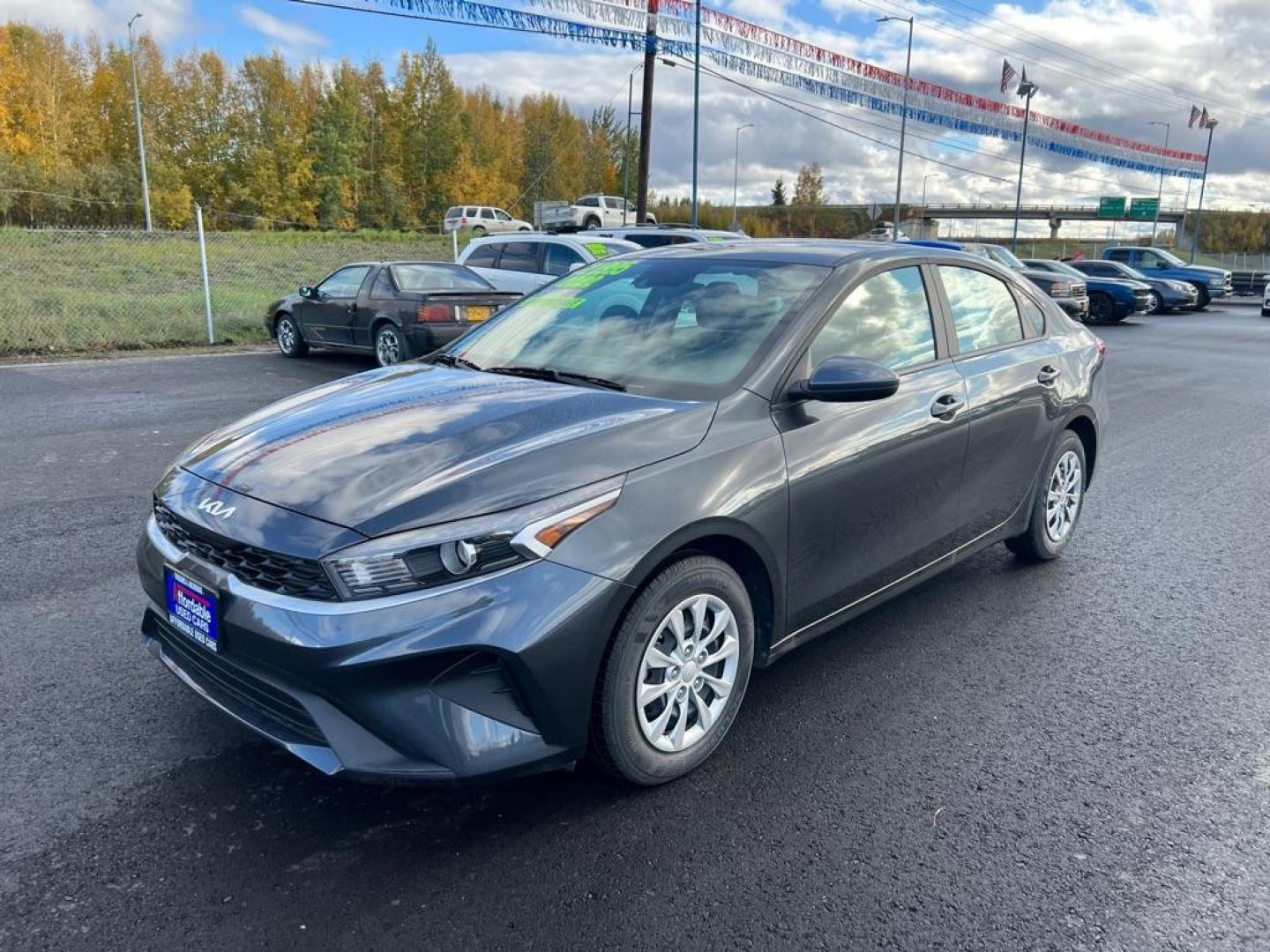 2022 BLUE KIA FORTE FE (3KPF24AD4NE) with an 2.0L engine, Automatic transmission, located at 2525 S. Cushman, Fairbanks, AK, 99701, (907) 452-5707, 64.824036, -147.712311 - Photo#0