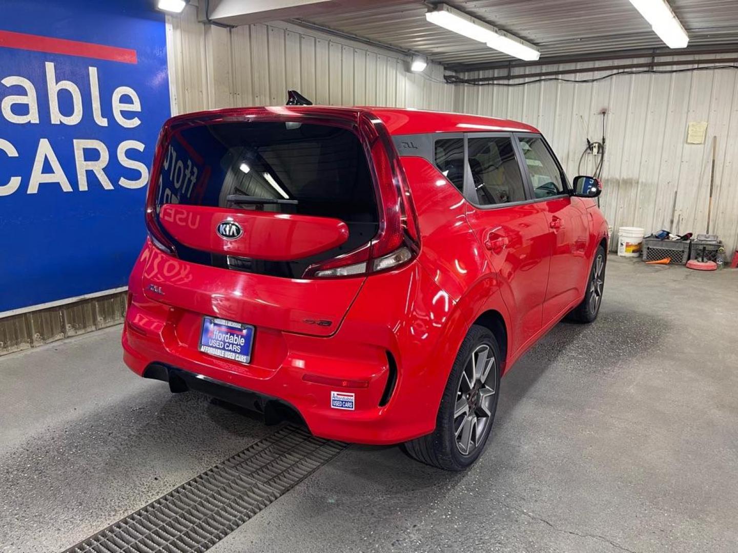 2021 RED KIA SOUL GT LINE (KNDJ63AU7M7) with an 2.0L engine, Continuously Variable transmission, located at 2525 S. Cushman, Fairbanks, AK, 99701, (907) 452-5707, 64.824036, -147.712311 - Photo#2