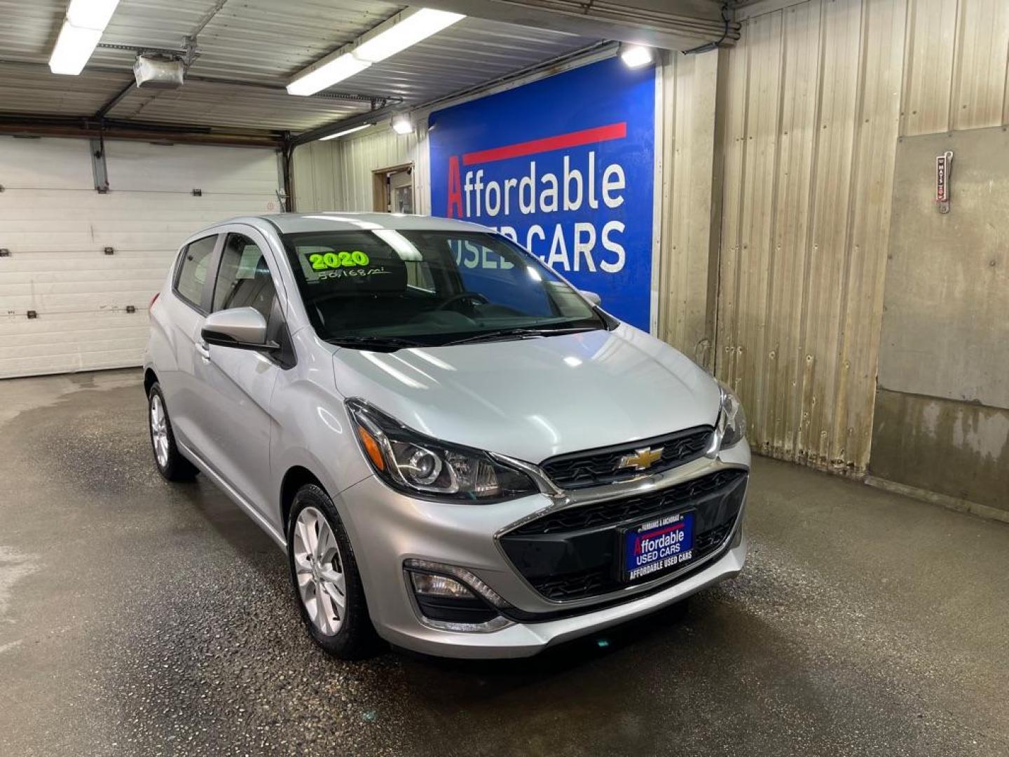 2020 SILVER CHEVROLET SPARK 1LT (KL8CD6SA2LC) with an 1.4L engine, Continuously Variable transmission, located at 2525 S. Cushman, Fairbanks, AK, 99701, (907) 452-5707, 64.824036, -147.712311 - Photo#0