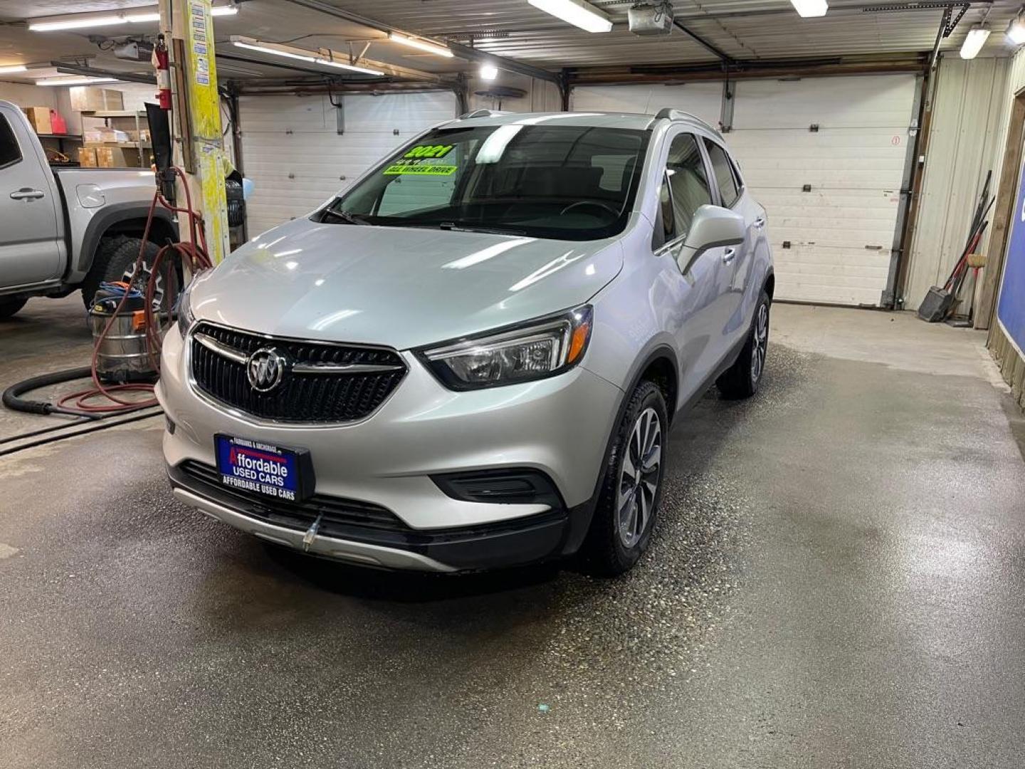 2021 SILVER BUICK ENCORE PREFERRED (KL4CJESMXMB) with an 1.4L engine, Automatic transmission, located at 2525 S. Cushman, Fairbanks, AK, 99701, (907) 452-5707, 64.824036, -147.712311 - Photo#1