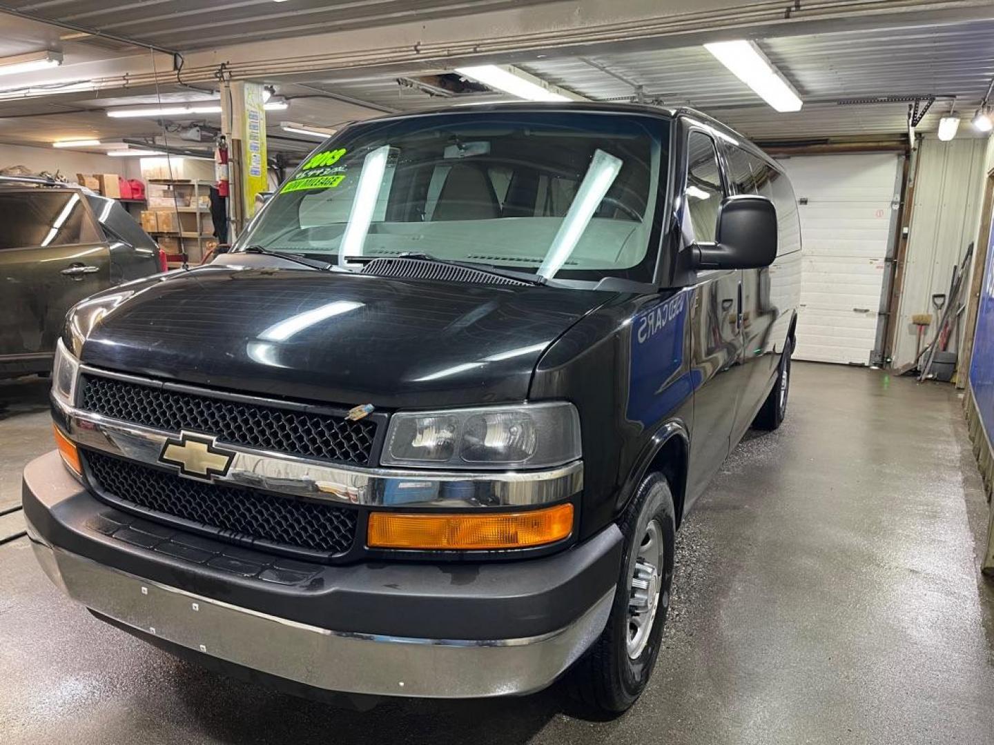 2013 BLACK CHEVROLET EXPRESS G3500 LT (1GAZG1FA1D1) with an 4.8L engine, Automatic transmission, located at 2525 S. Cushman, Fairbanks, AK, 99701, (907) 452-5707, 64.824036, -147.712311 - Photo#1