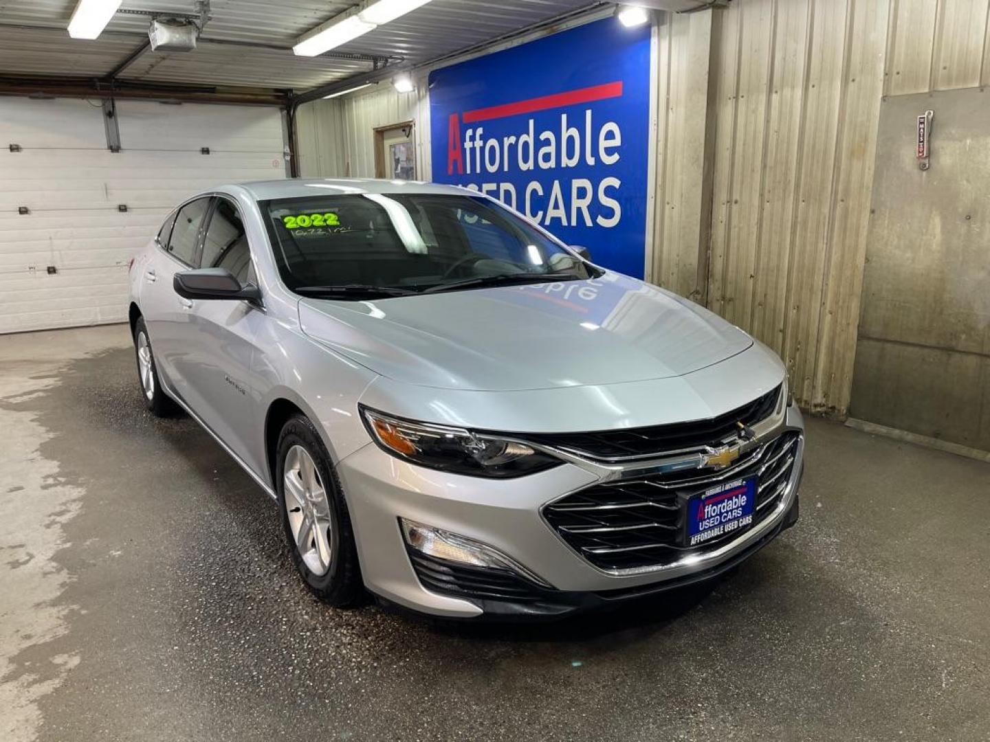 2022 SILVER CHEVROLET MALIBU LS (1G1ZB5ST5NF) with an 1.5L engine, Continuously Variable transmission, located at 2525 S. Cushman, Fairbanks, AK, 99701, (907) 452-5707, 64.824036, -147.712311 - Photo#0