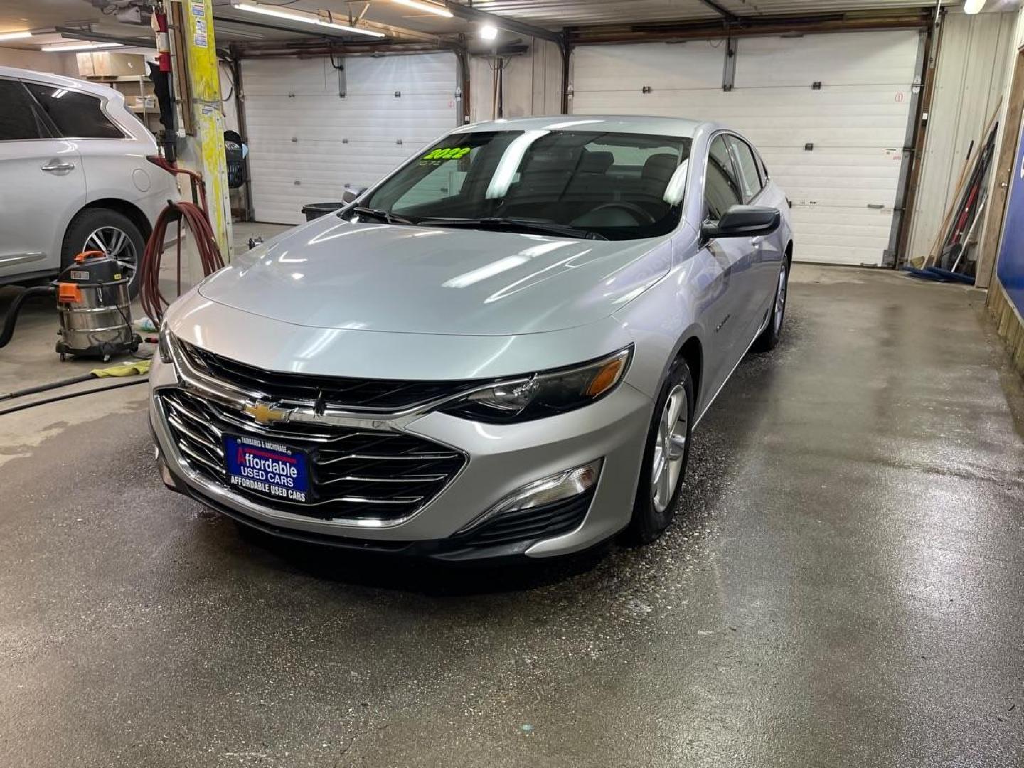 2022 SILVER CHEVROLET MALIBU LS (1G1ZB5ST5NF) with an 1.5L engine, Continuously Variable transmission, located at 2525 S. Cushman, Fairbanks, AK, 99701, (907) 452-5707, 64.824036, -147.712311 - Photo#1