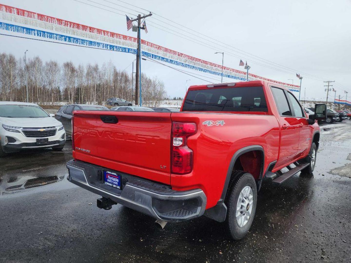 2023 RED CHEVROLET SILVERADO 2500 HEAVY DUTY LT (2GC4YNE72P1) with an 6.6L engine, Automatic transmission, located at 2525 S. Cushman, Fairbanks, AK, 99701, (907) 452-5707, 64.824036, -147.712311 - Photo#3