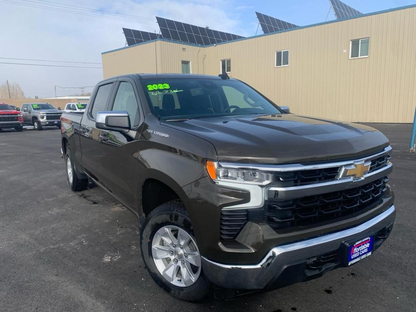 2023 BRONZE CHEVROLET SILVERADO 1500 LT (1GCUDDED3PZ) with an 5.3L engine, Automatic transmission, located at 2525 S. Cushman, Fairbanks, AK, 99701, (907) 452-5707, 64.824036, -147.712311 - Photo#0