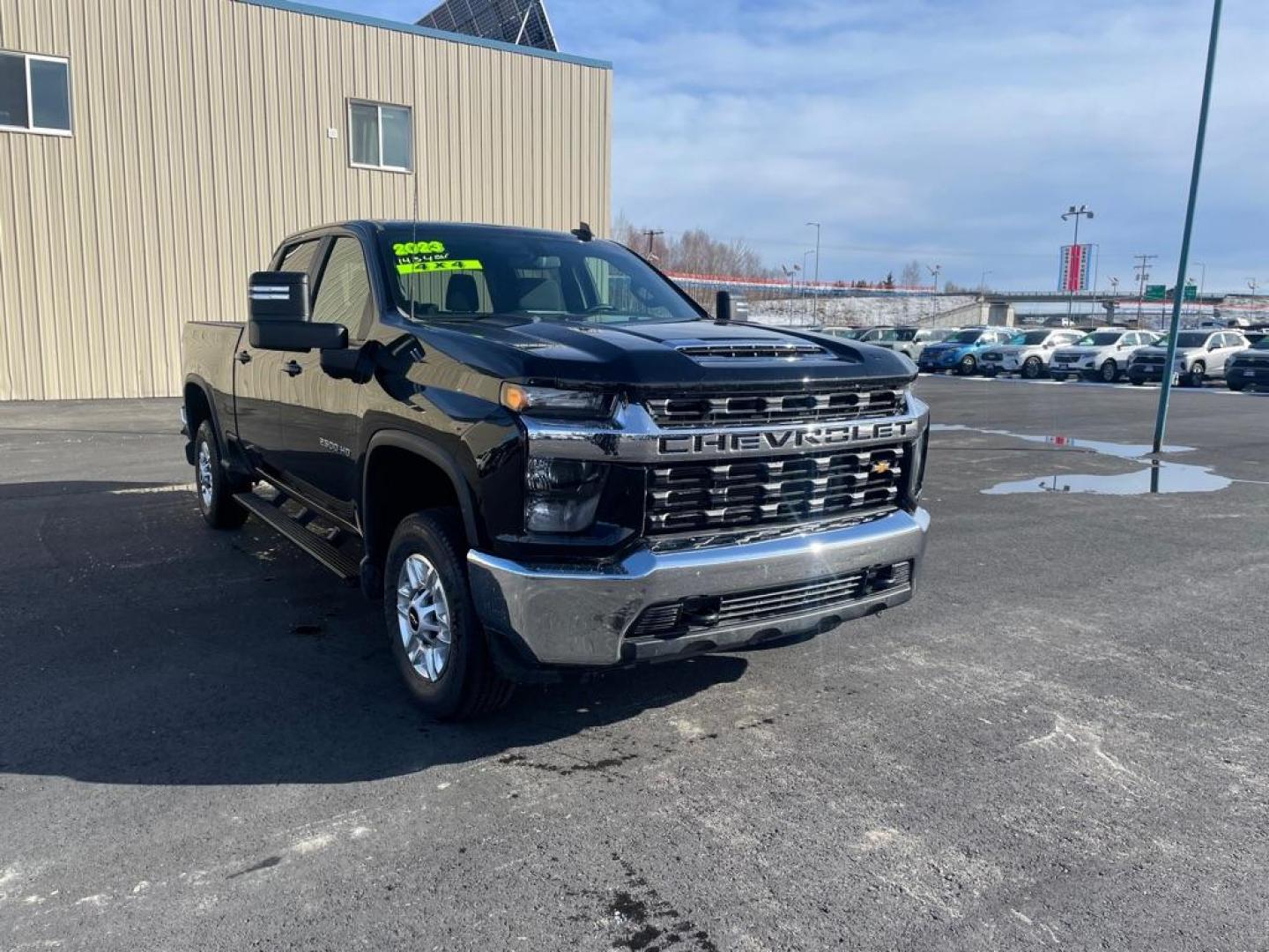 2023 BLACK CHEVROLET SILVERADO 2500 HEAVY DUTY LT (1GC4YNE74PF) with an 6.6L engine, Automatic transmission, located at 2525 S. Cushman, Fairbanks, AK, 99701, (907) 452-5707, 64.824036, -147.712311 - Photo#0