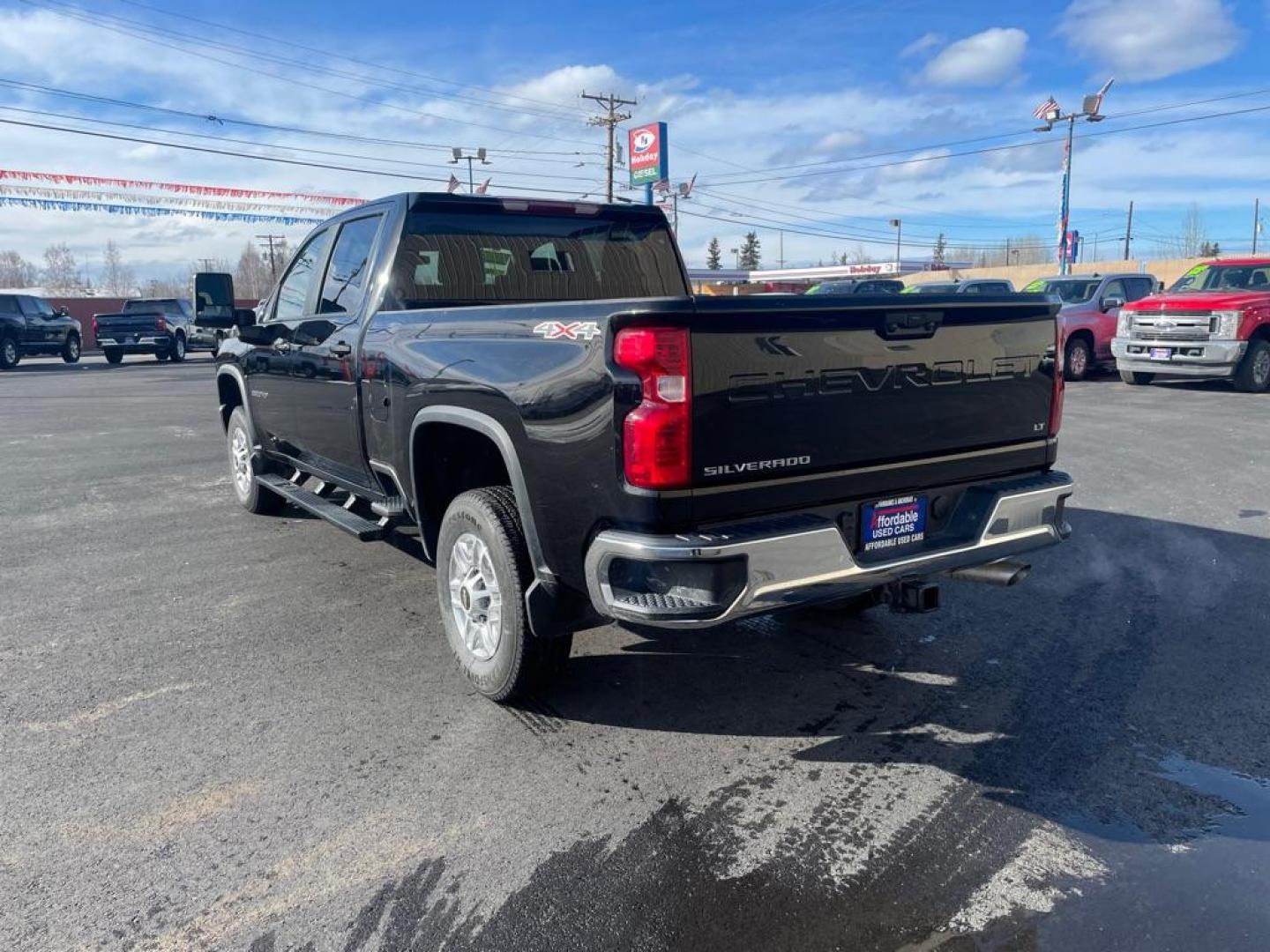 2023 BLACK CHEVROLET SILVERADO 2500 HEAVY DUTY LT (1GC4YNE74PF) with an 6.6L engine, Automatic transmission, located at 2525 S. Cushman, Fairbanks, AK, 99701, (907) 452-5707, 64.824036, -147.712311 - Photo#2