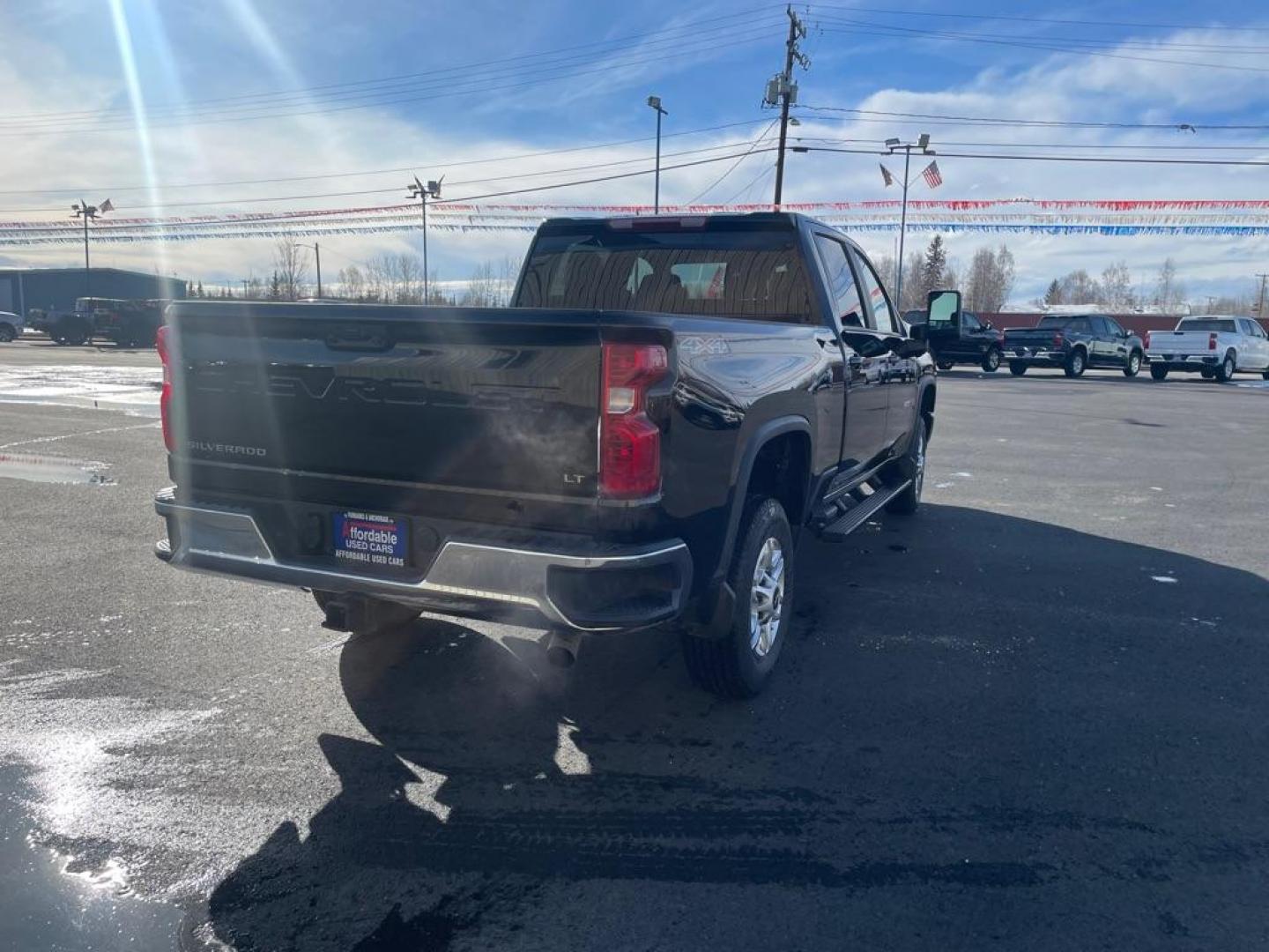 2023 BLACK CHEVROLET SILVERADO 2500 HEAVY DUTY LT (1GC4YNE74PF) with an 6.6L engine, Automatic transmission, located at 2525 S. Cushman, Fairbanks, AK, 99701, (907) 452-5707, 64.824036, -147.712311 - Photo#3