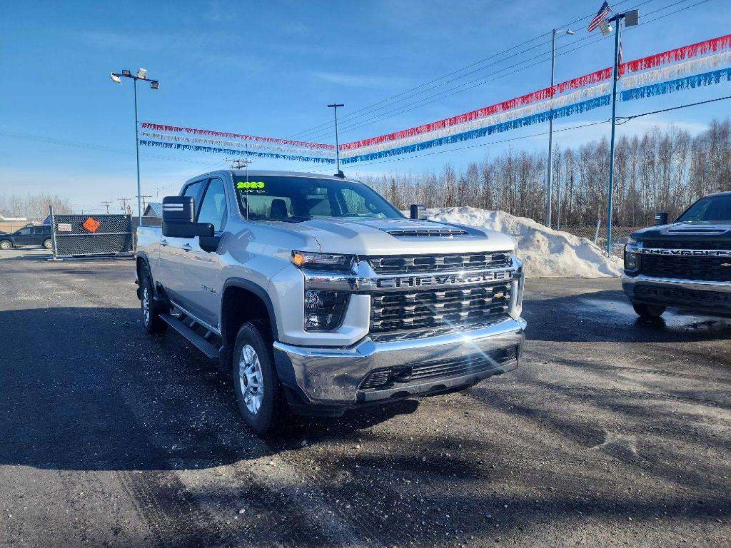 2023 SILVER CHEVROLET SILVERADO 2500 HEAVY DUTY LT (2GC4YNE77P1) with an 6.6L engine, Automatic transmission, located at 2525 S. Cushman, Fairbanks, AK, 99701, (907) 452-5707, 64.824036, -147.712311 - Photo#0