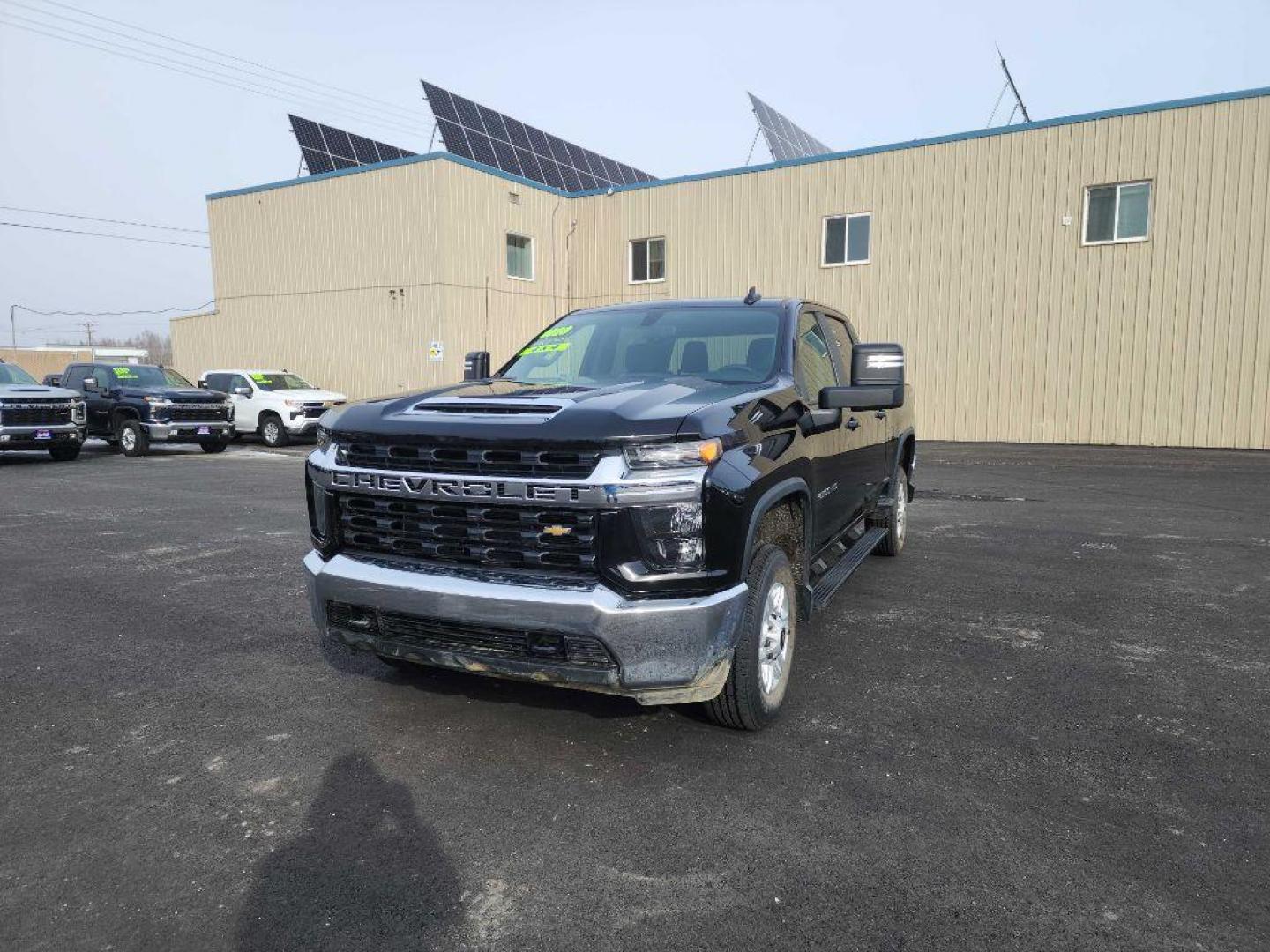 2023 BLACK CHEVROLET SILVERADO 2500 HEAVY DUTY LT (1GC4YNE70PF) with an 6.6L engine, Automatic transmission, located at 2525 S. Cushman, Fairbanks, AK, 99701, (907) 452-5707, 64.824036, -147.712311 - Photo#2