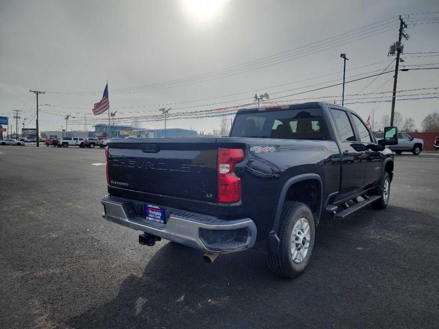 2023 BLACK CHEVROLET SILVERADO 2500 HEAVY DUTY LT (1GC4YNE70PF) with an 6.6L engine, Automatic transmission, located at 2525 S. Cushman, Fairbanks, AK, 99701, (907) 452-5707, 64.824036, -147.712311 - Photo#4