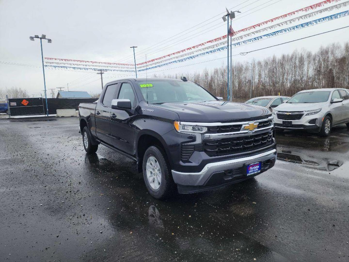 2023 BLACK CHEVROLET SILVERADO 1500 LT (3GCUDDEDXPG) with an 5.3L engine, Automatic transmission, located at 2525 S. Cushman, Fairbanks, AK, 99701, (907) 452-5707, 64.824036, -147.712311 - Photo#0