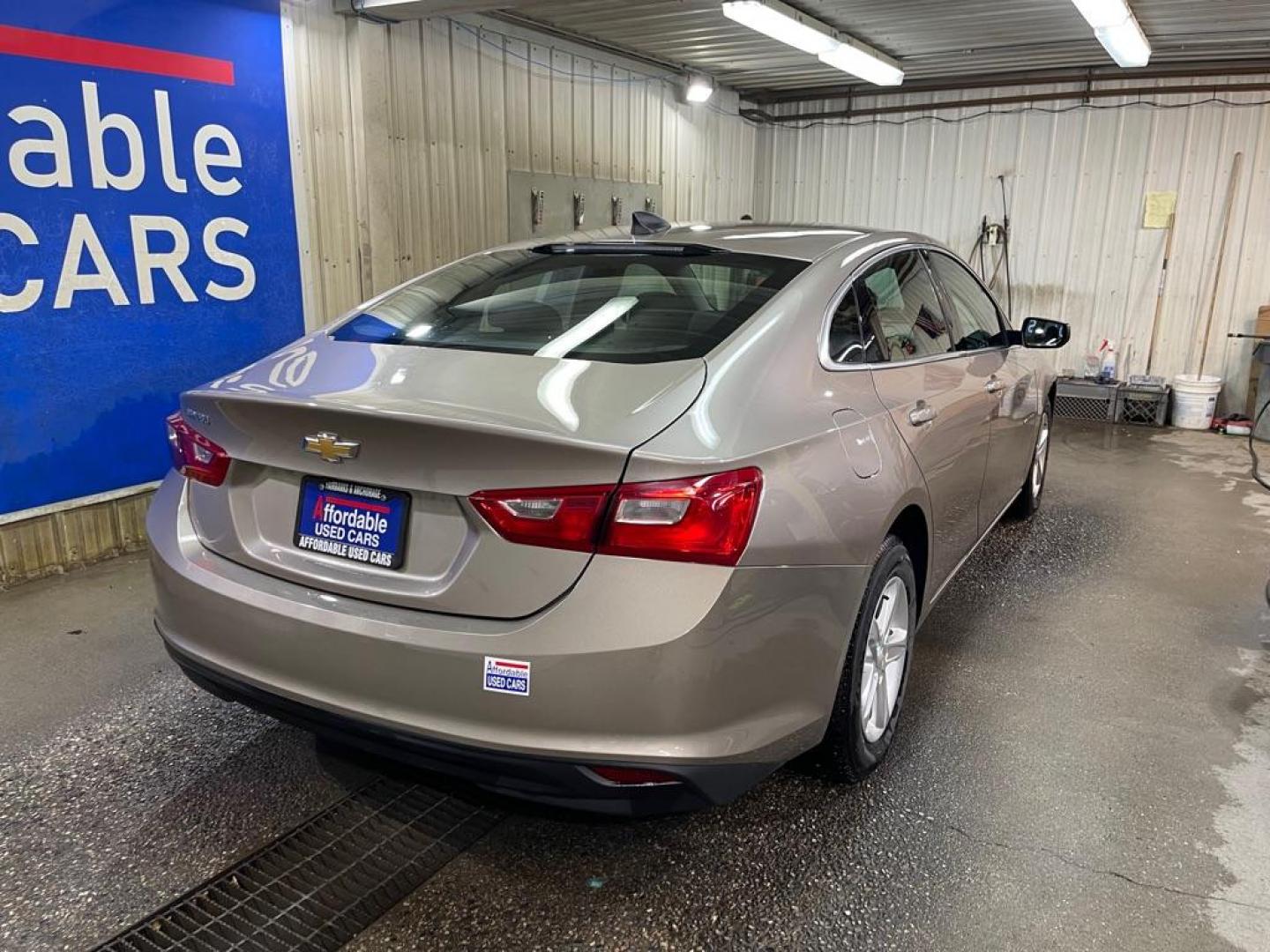 2022 TAN CHEVROLET MALIBU LS (1G1ZB5ST9NF) with an 1.5L engine, Continuously Variable transmission, located at 2525 S. Cushman, Fairbanks, AK, 99701, (907) 452-5707, 64.824036, -147.712311 - Photo#2