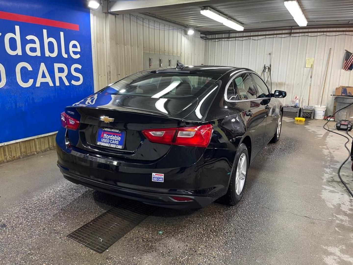 2022 BLACK CHEVROLET MALIBU LS (1G1ZB5ST9NF) with an 1.5L engine, Continuously Variable transmission, located at 2525 S. Cushman, Fairbanks, AK, 99701, (907) 452-5707, 64.824036, -147.712311 - Photo#2