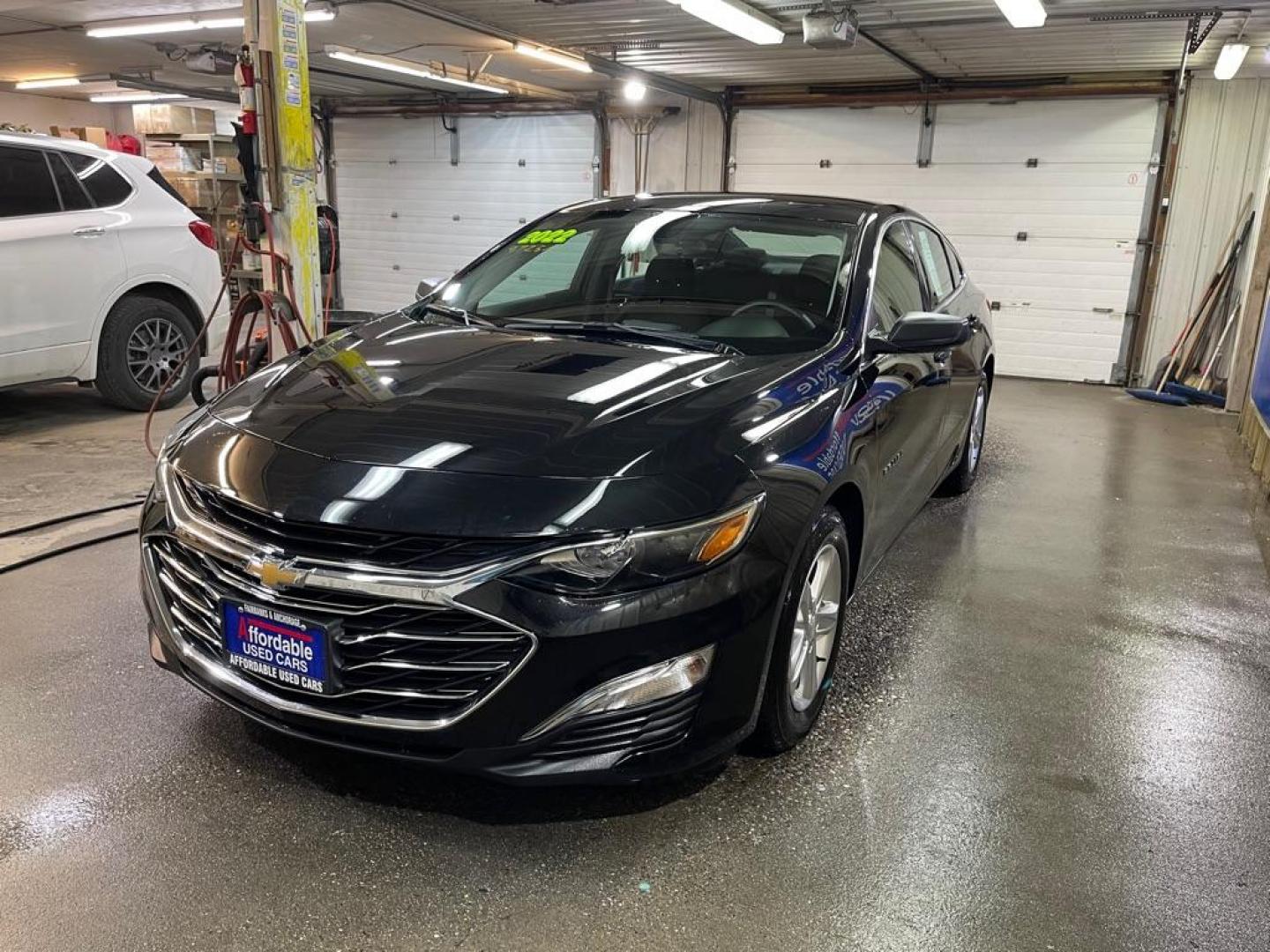 2022 BLACK CHEVROLET MALIBU LS (1G1ZB5ST0NF) with an 1.5L engine, Continuously Variable transmission, located at 2525 S. Cushman, Fairbanks, AK, 99701, (907) 452-5707, 64.824036, -147.712311 - Photo#1