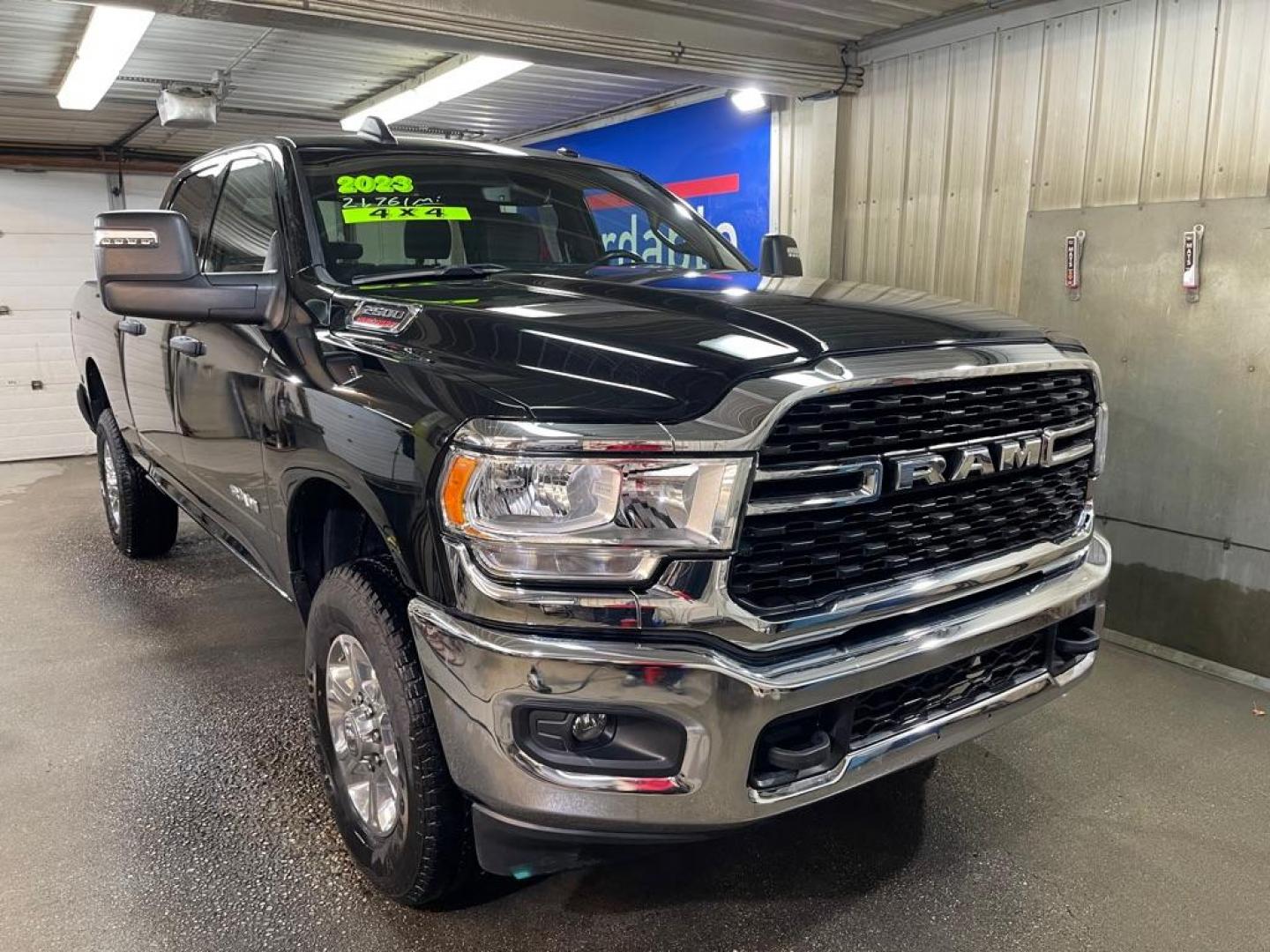 2023 BLACK RAM 2500 BIG HORN (3C6UR5DJ9PG) with an 6.4L engine, Automatic transmission, located at 2525 S. Cushman, Fairbanks, AK, 99701, (907) 452-5707, 64.824036, -147.712311 - Photo#0