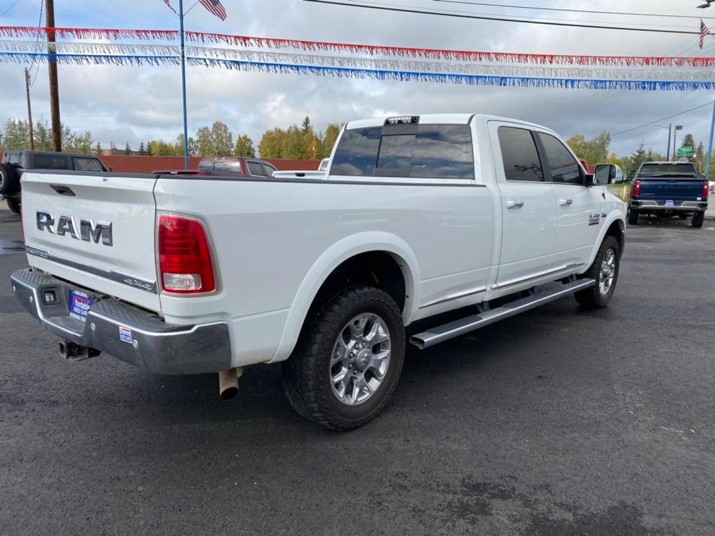 2018 WHITE RAM 3500 C/C LONGBE LIMITED (3C63R3KJ0JG) with an 6.4L engine, Automatic transmission, located at 2525 S. Cushman, Fairbanks, AK, 99701, (907) 452-5707, 64.824036, -147.712311 - Photo#2