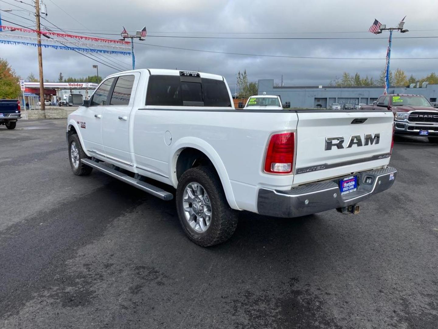 2018 WHITE RAM 3500 C/C LONGBE LIMITED (3C63R3KJ0JG) with an 6.4L engine, Automatic transmission, located at 2525 S. Cushman, Fairbanks, AK, 99701, (907) 452-5707, 64.824036, -147.712311 - Photo#3