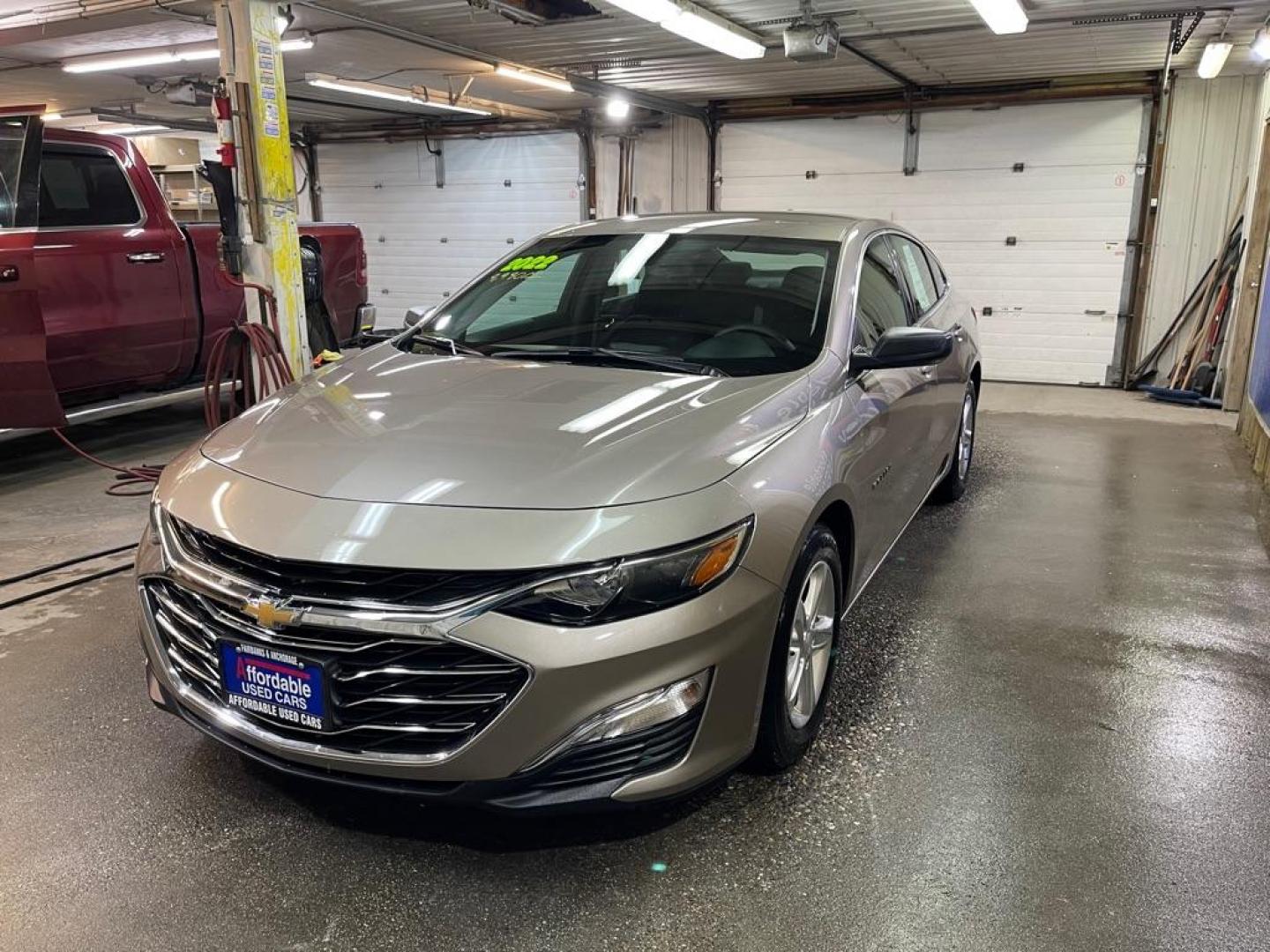 2022 SILVER CHEVROLET MALIBU LS (1G1ZB5ST1NF) with an 1.5L engine, Continuously Variable transmission, located at 2525 S. Cushman, Fairbanks, AK, 99701, (907) 452-5707, 64.824036, -147.712311 - Photo#1