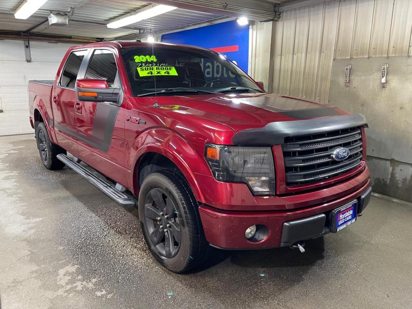 2014 RED FORD F150 5.0L SUPERCREW (1FTFW1EF0EF) with an 5.0L engine, Automatic transmission, located at 2525 S. Cushman, Fairbanks, AK, 99701, (907) 452-5707, 64.824036, -147.712311 - Photo#0