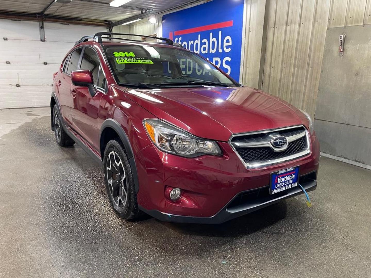 2014 RED SUBARU XV CROSSTREK 2.0 LIMITED (JF2GPAGC7E8) with an 2.0L engine, Continuously Variable transmission, located at 2525 S. Cushman, Fairbanks, AK, 99701, (907) 452-5707, 64.824036, -147.712311 - Photo#0