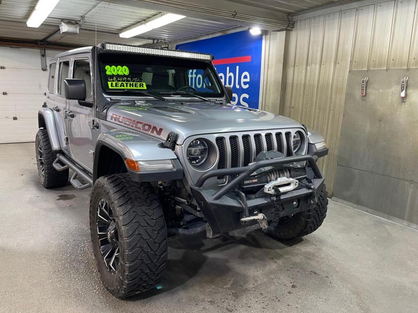 2020 GRAY JEEP WRANGLER UNLIMI RUBICON (1C4HJXFG6LW) with an 3.6L engine, Automatic transmission, located at 2525 S. Cushman, Fairbanks, AK, 99701, (907) 452-5707, 64.824036, -147.712311 - Photo#0