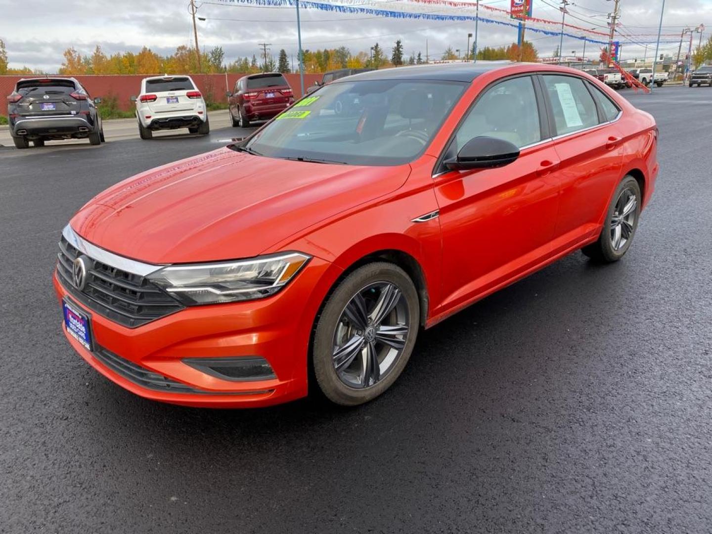 2021 ORANGE VOLKSWAGEN JETTA R-LINE (3VWC57BUXMM) with an 1.4L engine, Automatic transmission, located at 2525 S. Cushman, Fairbanks, AK, 99701, (907) 452-5707, 64.824036, -147.712311 - Photo#0