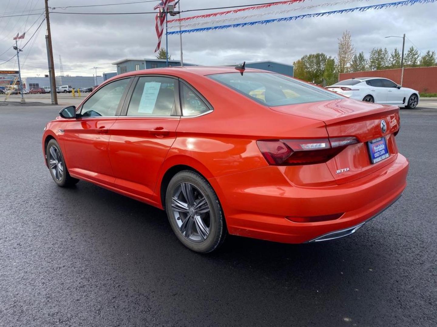 2021 ORANGE VOLKSWAGEN JETTA R-LINE (3VWC57BUXMM) with an 1.4L engine, Automatic transmission, located at 2525 S. Cushman, Fairbanks, AK, 99701, (907) 452-5707, 64.824036, -147.712311 - Photo#3