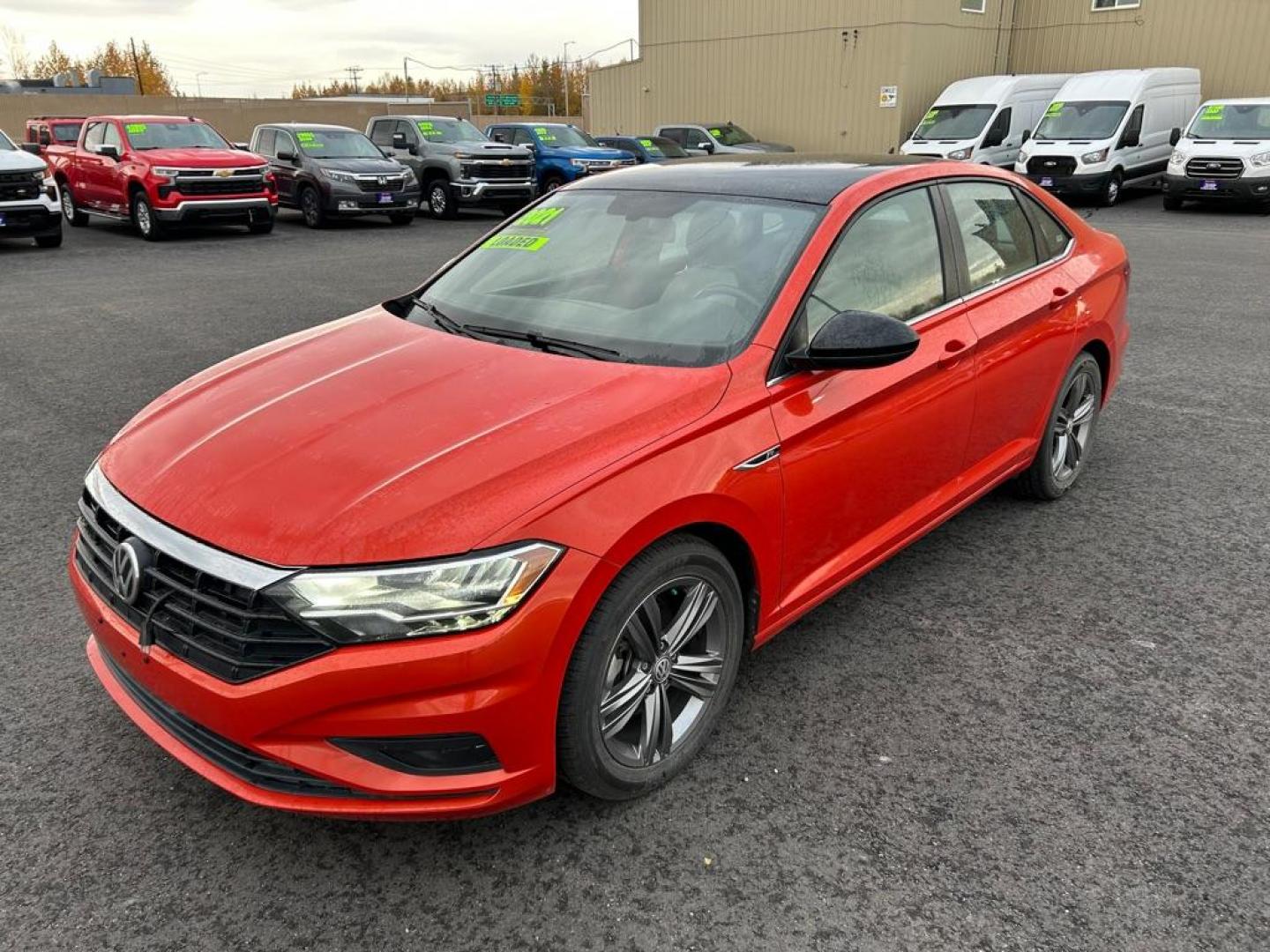 2021 ORANGE VOLKSWAGEN JETTA R-LINE S (3VWC57BUXMM) with an 1.4L engine, Automatic transmission, located at 2525 S. Cushman, Fairbanks, AK, 99701, (907) 452-5707, 64.824036, -147.712311 - Photo#0