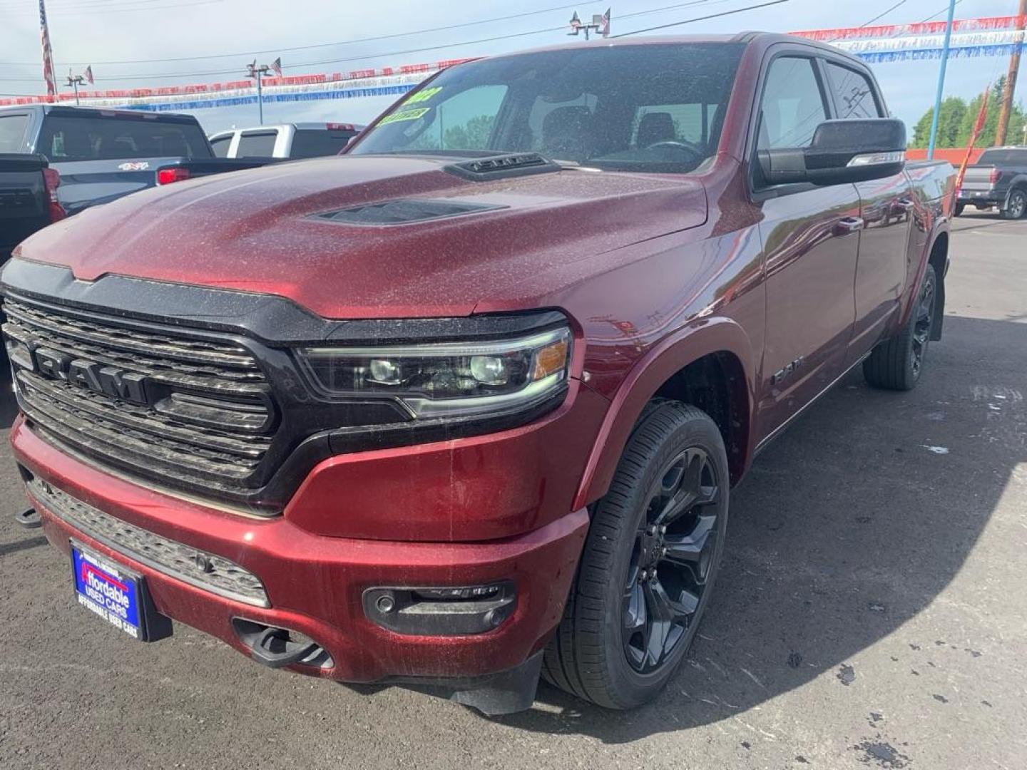 2022 MAROON RAM 1500 LIMITED (1C6SRFHT5NN) with an 5.7L engine, Automatic transmission, located at 2525 S. Cushman, Fairbanks, AK, 99701, (907) 452-5707, 64.824036, -147.712311 - Photo#0