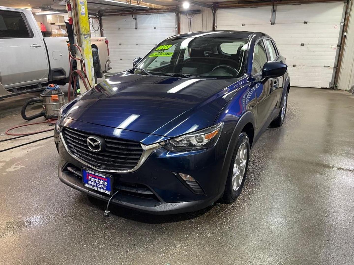 2018 BLUE MAZDA CX-3 SPORT (JM1DKFB74J0) with an 2.0L engine, Automatic transmission, located at 2525 S. Cushman, Fairbanks, AK, 99701, (907) 452-5707, 64.824036, -147.712311 - Photo#1