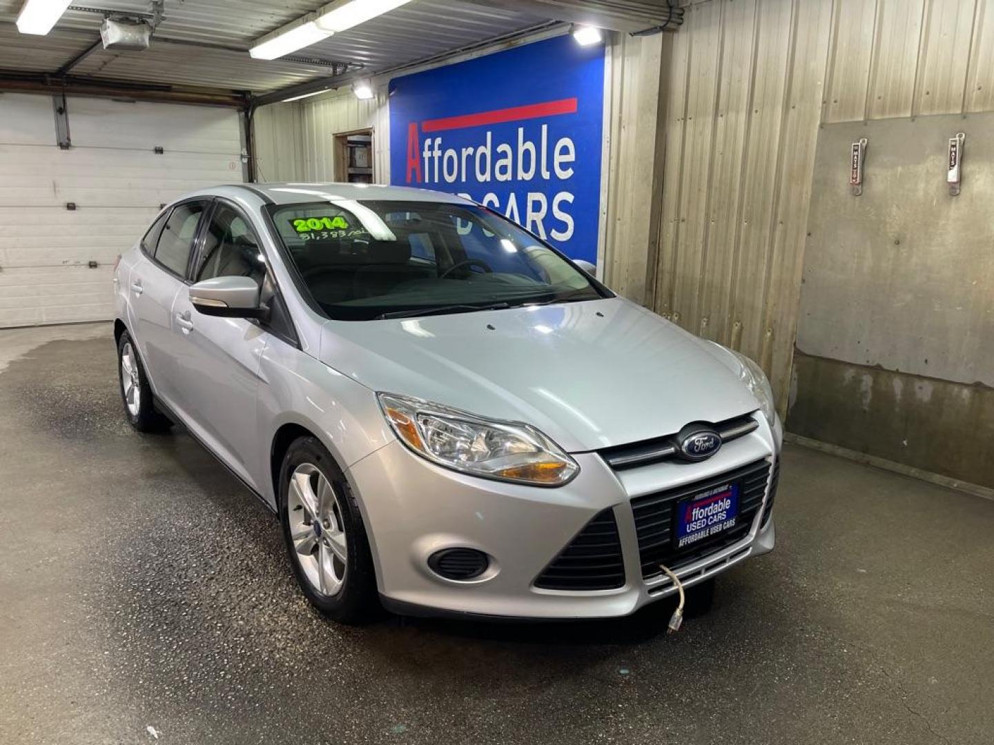 2014 SILVER FORD FOCUS SE (1FADP3F29EL) with an 2.0L engine, Automatic transmission, located at 2525 S. Cushman, Fairbanks, AK, 99701, (907) 452-5707, 64.824036, -147.712311 - Photo#0