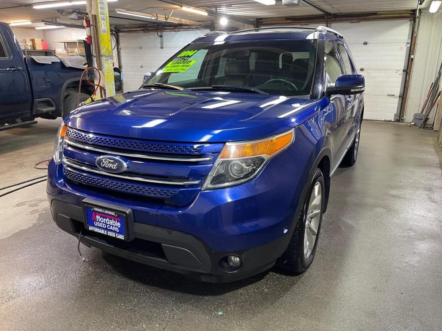 2014 BLUE FORD EXPLORER LIMITED (1FM5K8F88EG) with an 3.5L engine, Automatic transmission, located at 2525 S. Cushman, Fairbanks, AK, 99701, (907) 452-5707, 64.824036, -147.712311 - Photo#1