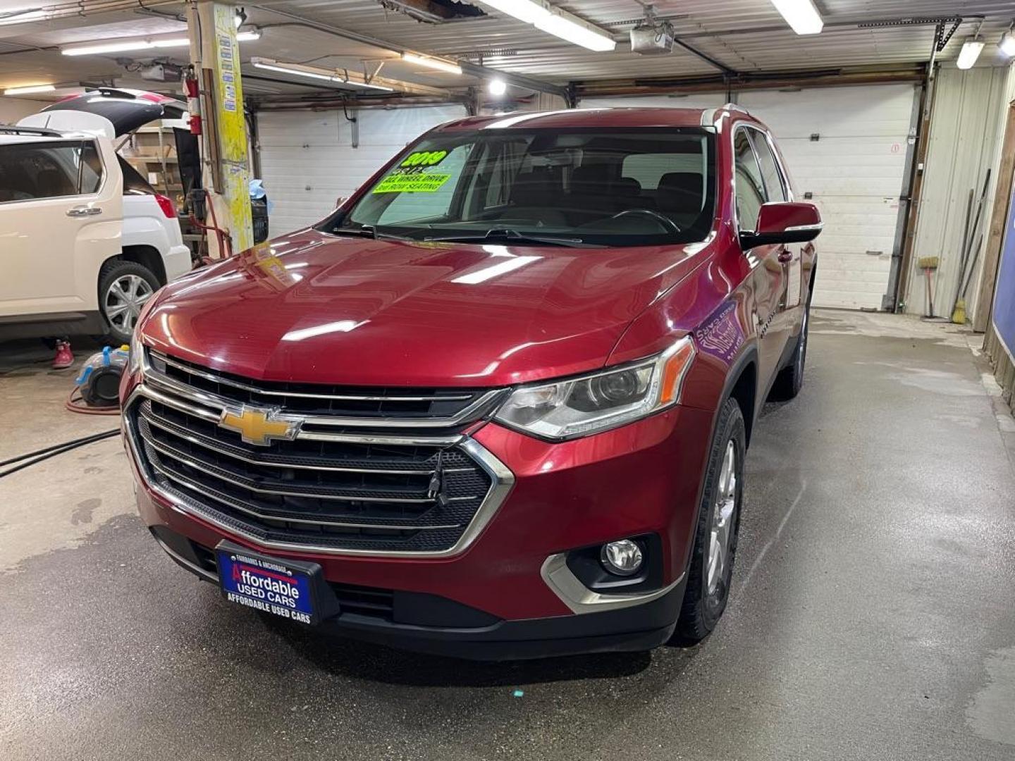 2019 RED CHEVROLET TRAVERSE LT (1GNEVGKW6KJ) with an 3.6L engine, Automatic transmission, located at 2525 S. Cushman, Fairbanks, AK, 99701, (907) 452-5707, 64.824036, -147.712311 - Photo#1