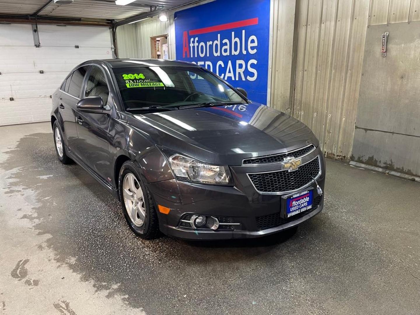 2014 GRAY CHEVROLET CRUZE LT (1G1PC5SB8E7) with an 1.4L engine, Automatic transmission, located at 2525 S. Cushman, Fairbanks, AK, 99701, (907) 452-5707, 64.824036, -147.712311 - Photo#0