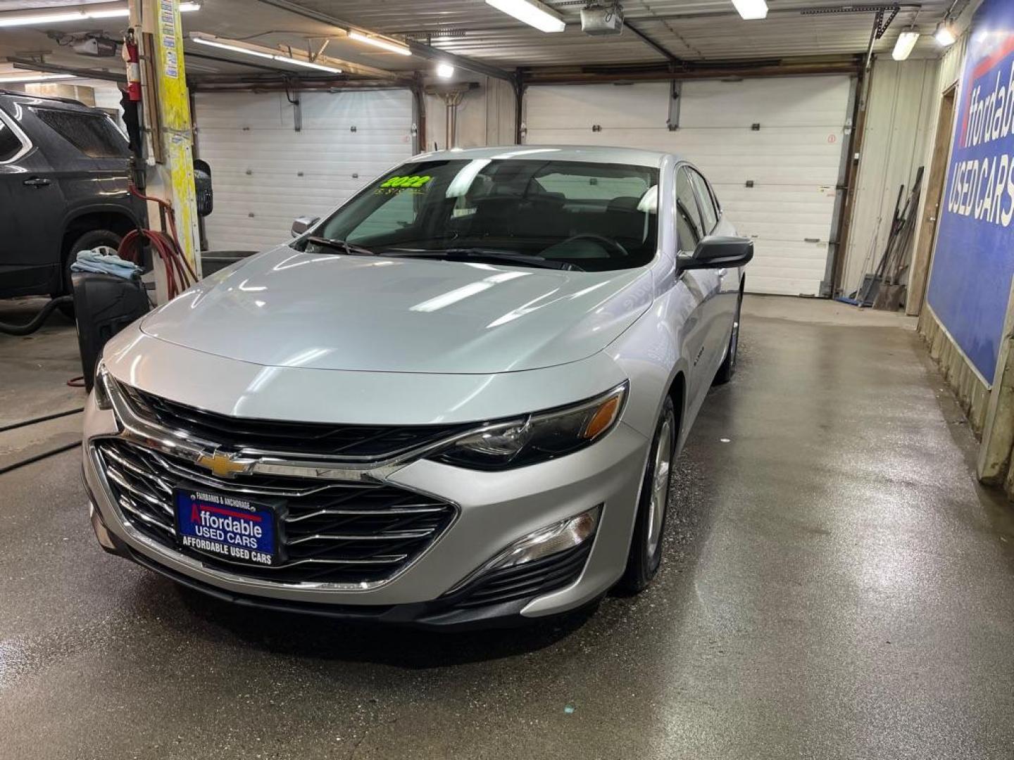 2022 SILVER CHEVROLET MALIBU LS (1G1ZB5ST1NF) with an 1.5L engine, Continuously Variable transmission, located at 2525 S. Cushman, Fairbanks, AK, 99701, (907) 452-5707, 64.824036, -147.712311 - Photo#1