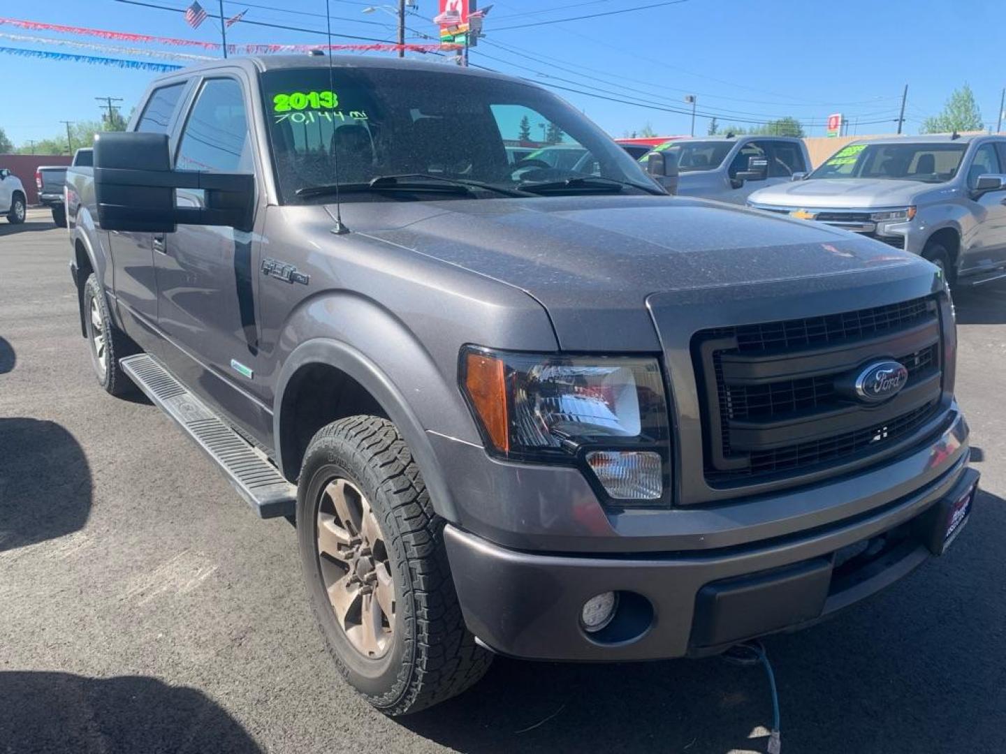 2013 GRAY FORD F150 3.5 FX4 SUPERCREW (1FTFW1ET0DK) with an 3.5L engine, Automatic transmission, located at 2525 S. Cushman, Fairbanks, AK, 99701, (907) 452-5707, 64.824036, -147.712311 - Photo#0