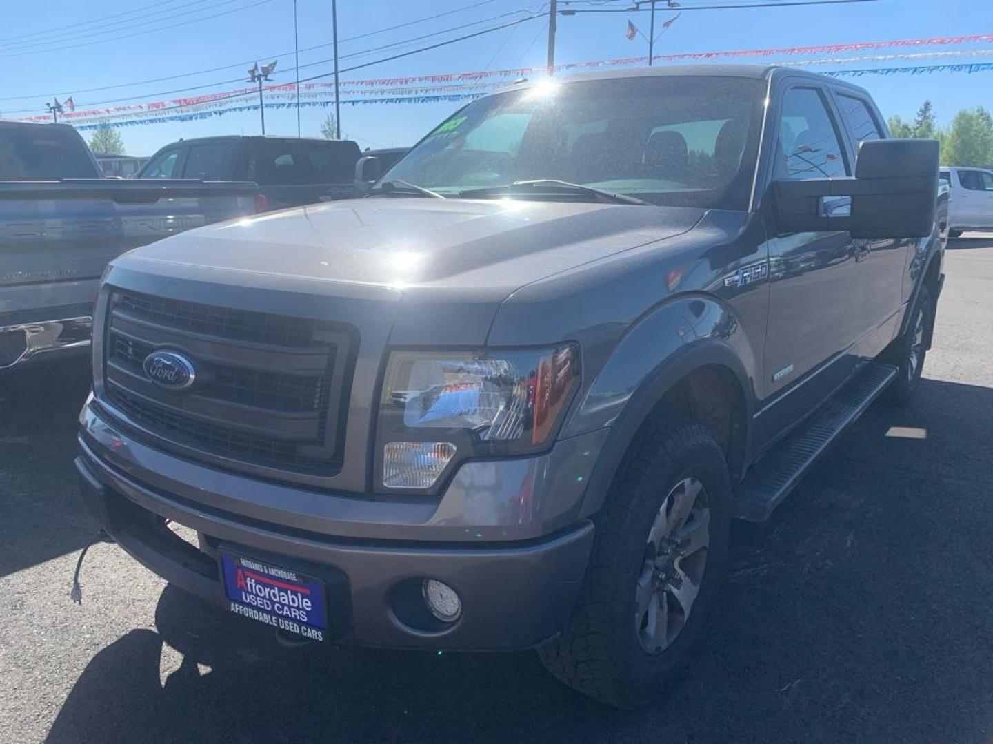 2013 GRAY FORD F150 3.5 FX4 SUPERCREW (1FTFW1ET0DK) with an 3.5L engine, Automatic transmission, located at 2525 S. Cushman, Fairbanks, AK, 99701, (907) 452-5707, 64.824036, -147.712311 - Photo#1