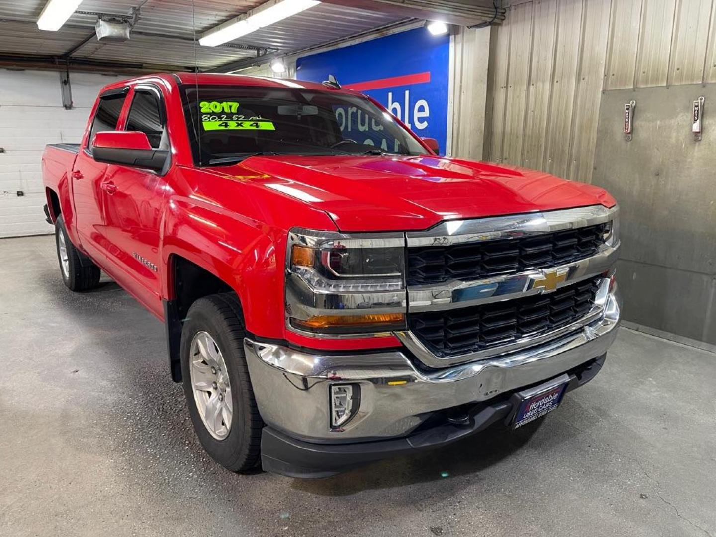 2017 RED CHEVROLET SILVERADO 1500 LT (3GCUKREC4HG) with an 5.3L engine, Automatic transmission, located at 2525 S. Cushman, Fairbanks, AK, 99701, (907) 452-5707, 64.824036, -147.712311 - Photo#0