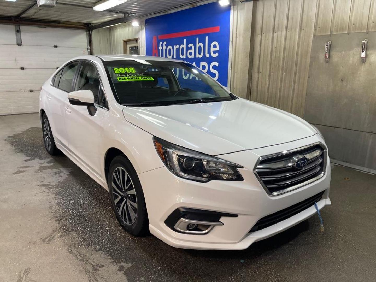 2018 WHITE SUBARU LEGACY 2.5I PREMIUM (4S3BNAF6XJ3) with an 2.5L engine, Continuously Variable transmission, located at 2525 S. Cushman, Fairbanks, AK, 99701, (907) 452-5707, 64.824036, -147.712311 - Photo#0