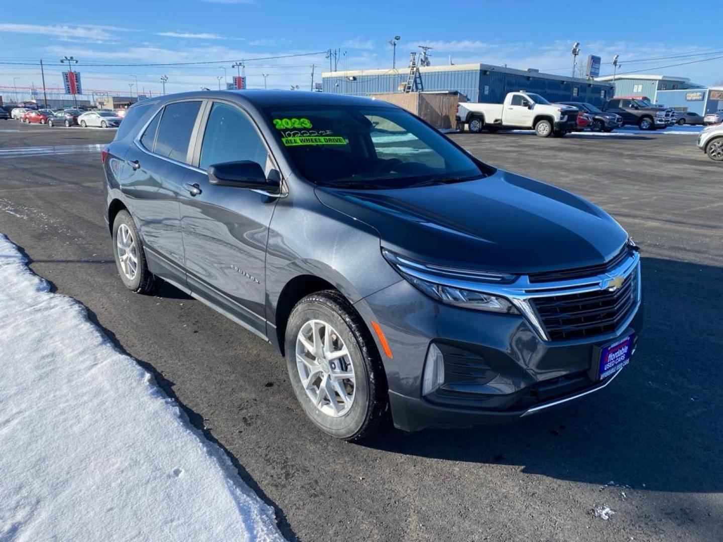 2023 GRAY CHEVROLET EQUINOX LT (3GNAXUEGXPS) with an 1.5L engine, Automatic transmission, located at 2525 S. Cushman, Fairbanks, AK, 99701, (907) 452-5707, 64.824036, -147.712311 - Photo#1