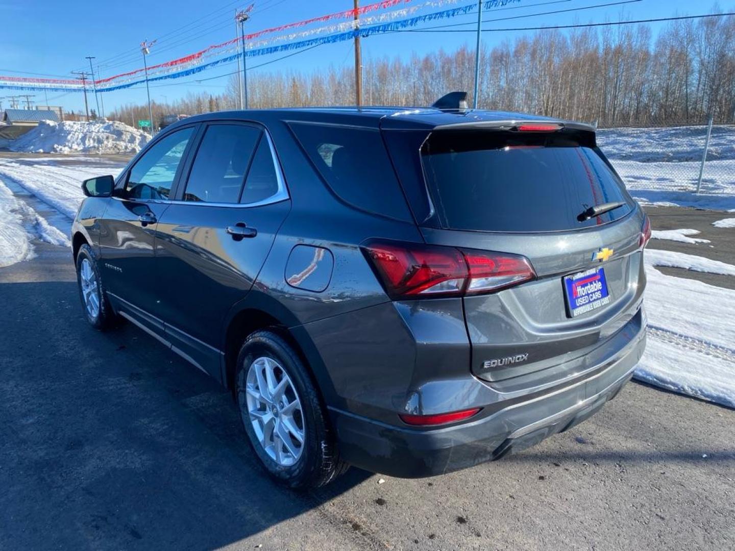 2023 GRAY CHEVROLET EQUINOX LT (3GNAXUEGXPS) with an 1.5L engine, Automatic transmission, located at 2525 S. Cushman, Fairbanks, AK, 99701, (907) 452-5707, 64.824036, -147.712311 - Photo#2