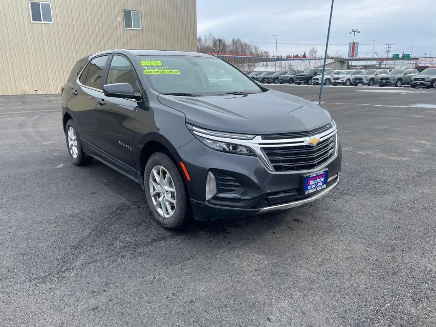 2023 GRAY CHEVROLET EQUINOX LT (3GNAXUEG5PS) with an 1.5L engine, Automatic transmission, located at 2525 S. Cushman, Fairbanks, AK, 99701, (907) 452-5707, 64.824036, -147.712311 - Photo#0