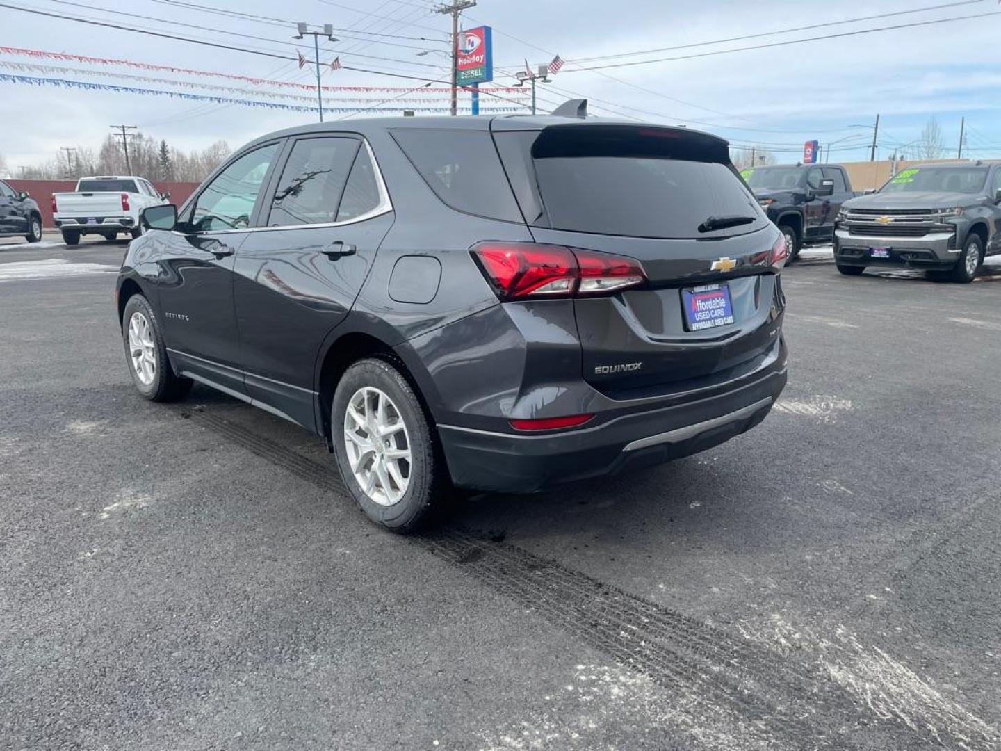 2023 GRAY CHEVROLET EQUINOX LT (3GNAXUEG5PS) with an 1.5L engine, Automatic transmission, located at 2525 S. Cushman, Fairbanks, AK, 99701, (907) 452-5707, 64.824036, -147.712311 - Photo#2