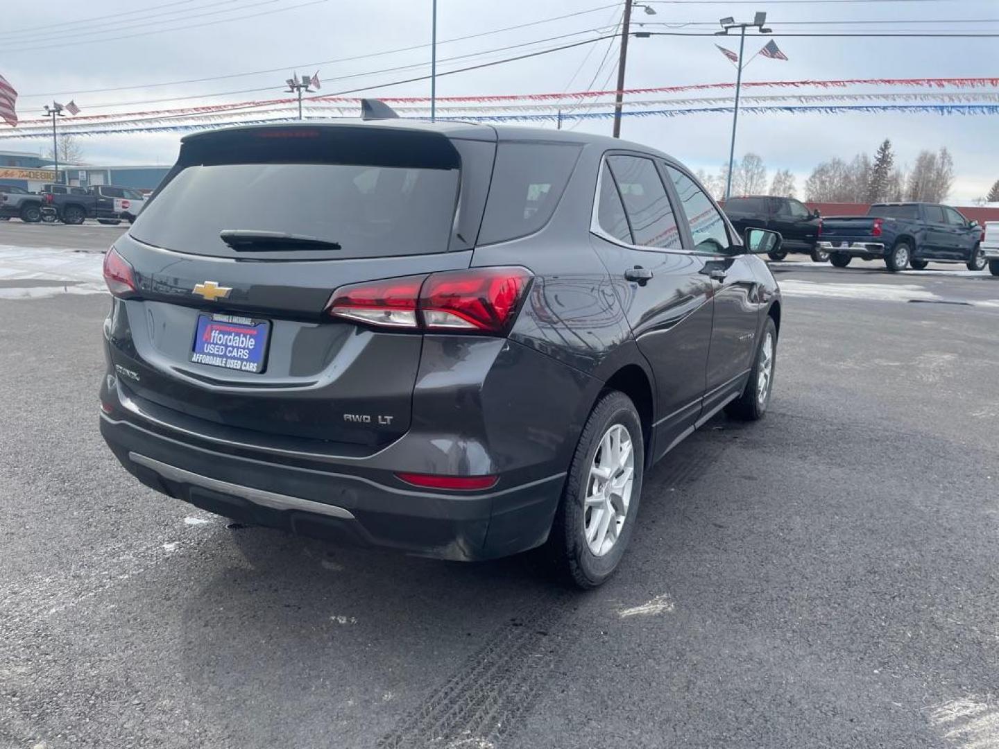 2023 GRAY CHEVROLET EQUINOX LT (3GNAXUEG5PS) with an 1.5L engine, Automatic transmission, located at 2525 S. Cushman, Fairbanks, AK, 99701, (907) 452-5707, 64.824036, -147.712311 - Photo#3